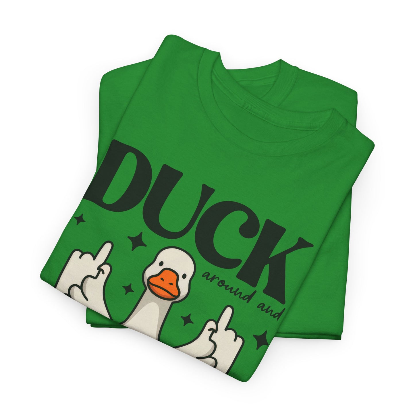 Funny Duck Graphic Tee, Quirky Cotton T-Shirt, Gift for Friends, Casual Wear, Humor Tee for Birthdays, Duck Themed Apparel