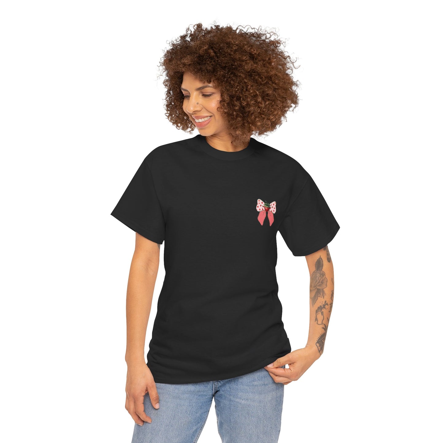 Strawberry Bow Graphic Tee