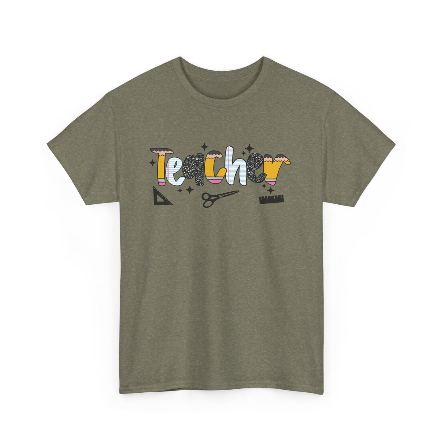 Teacher Appreciation Unisex Heavy Cotton Tee, Teacher Gift, Back to School Shirt, Classroom Outfit, Education T-Shirt