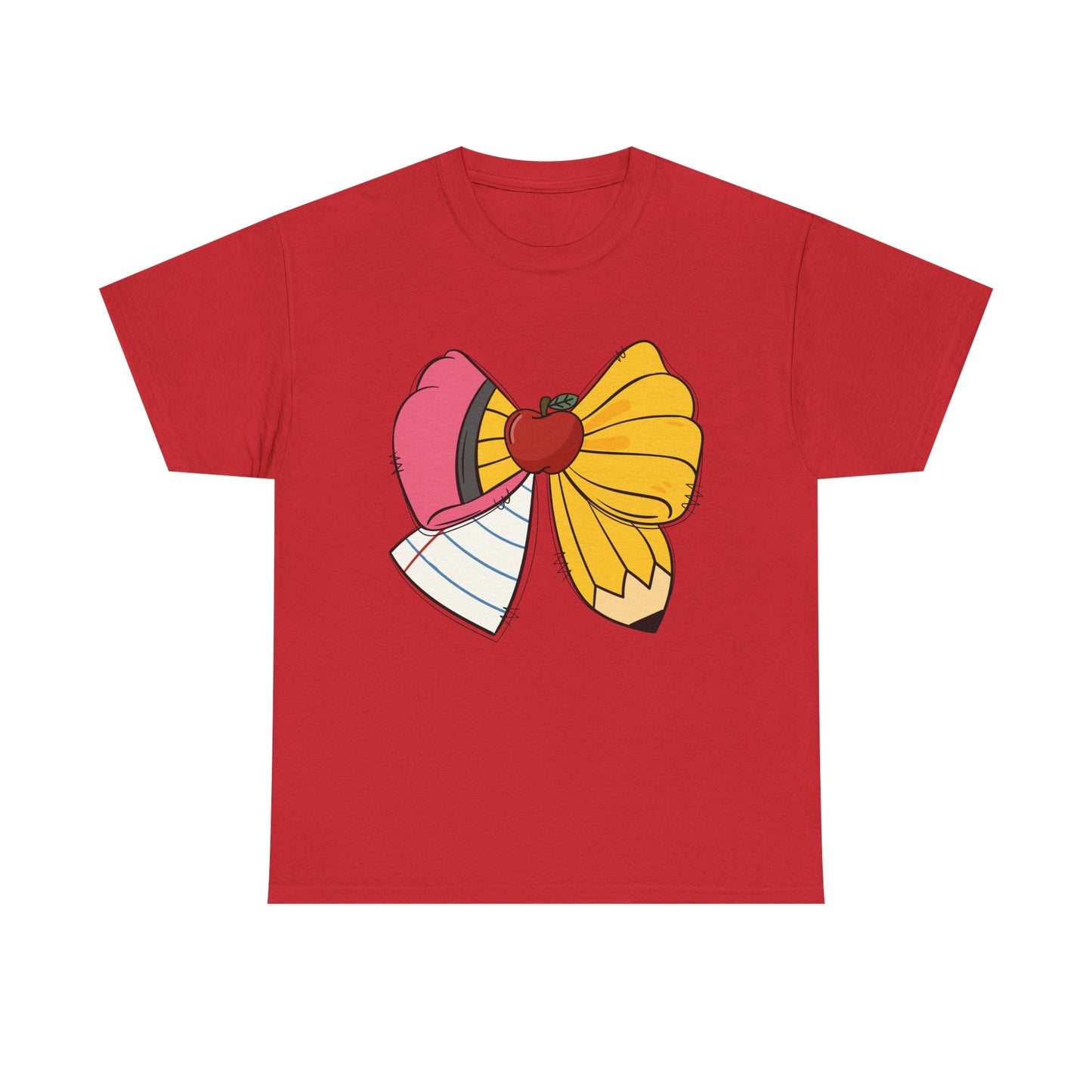 Teacher/School Bow Tee