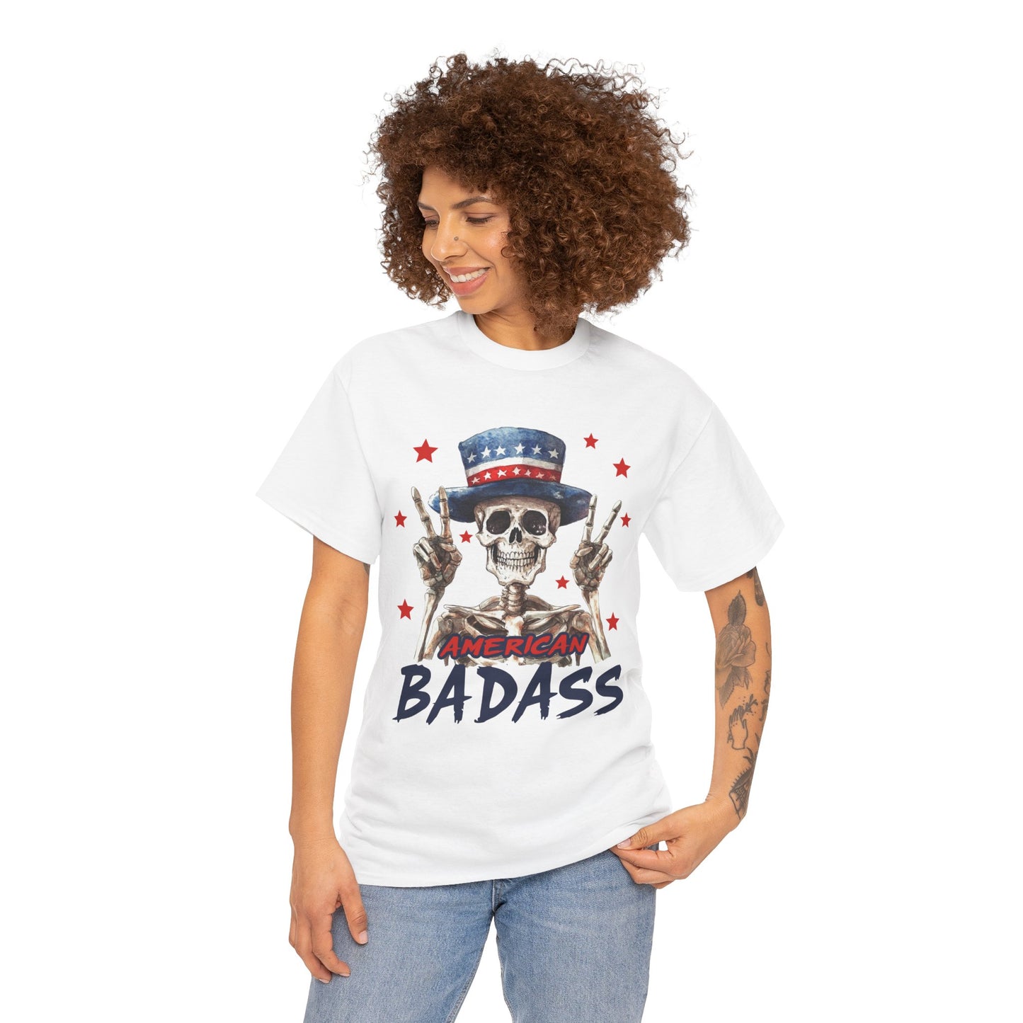Patriotic Skeleton Tee