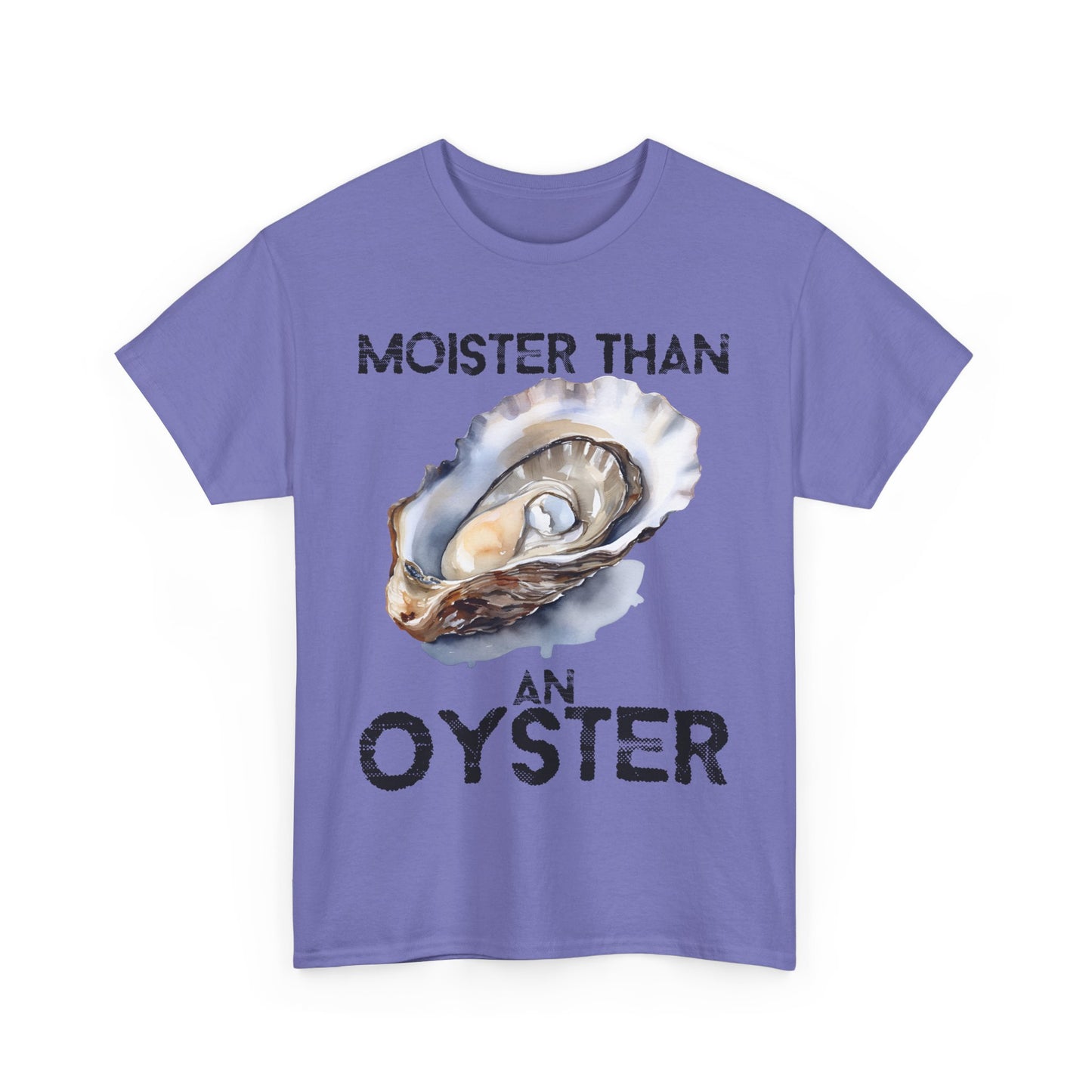 Moister Than an Oyster Tee - Funny Unisex Cotton T-Shirt, Gift for Food Lovers, Playful Casual Wear, Summer Style, Beach Outing