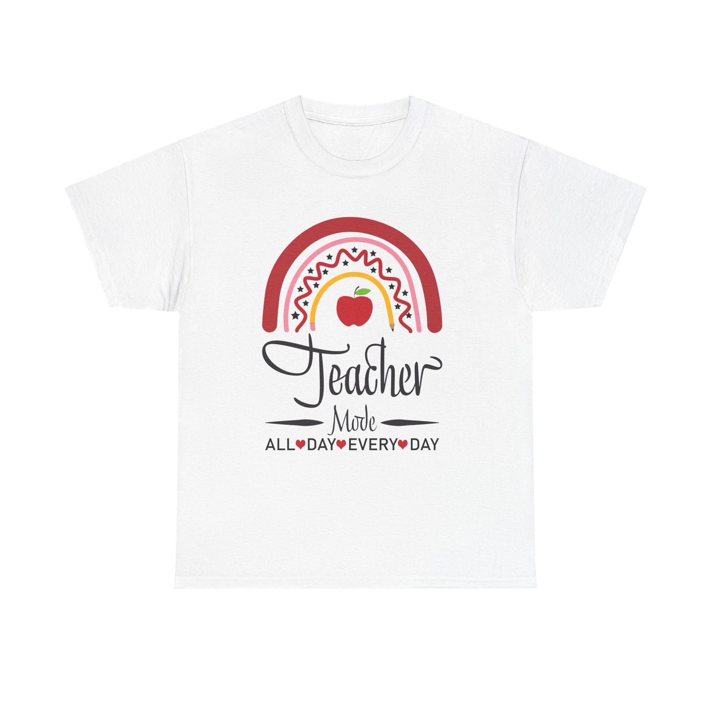 Teacher Mode Rainbow Tee