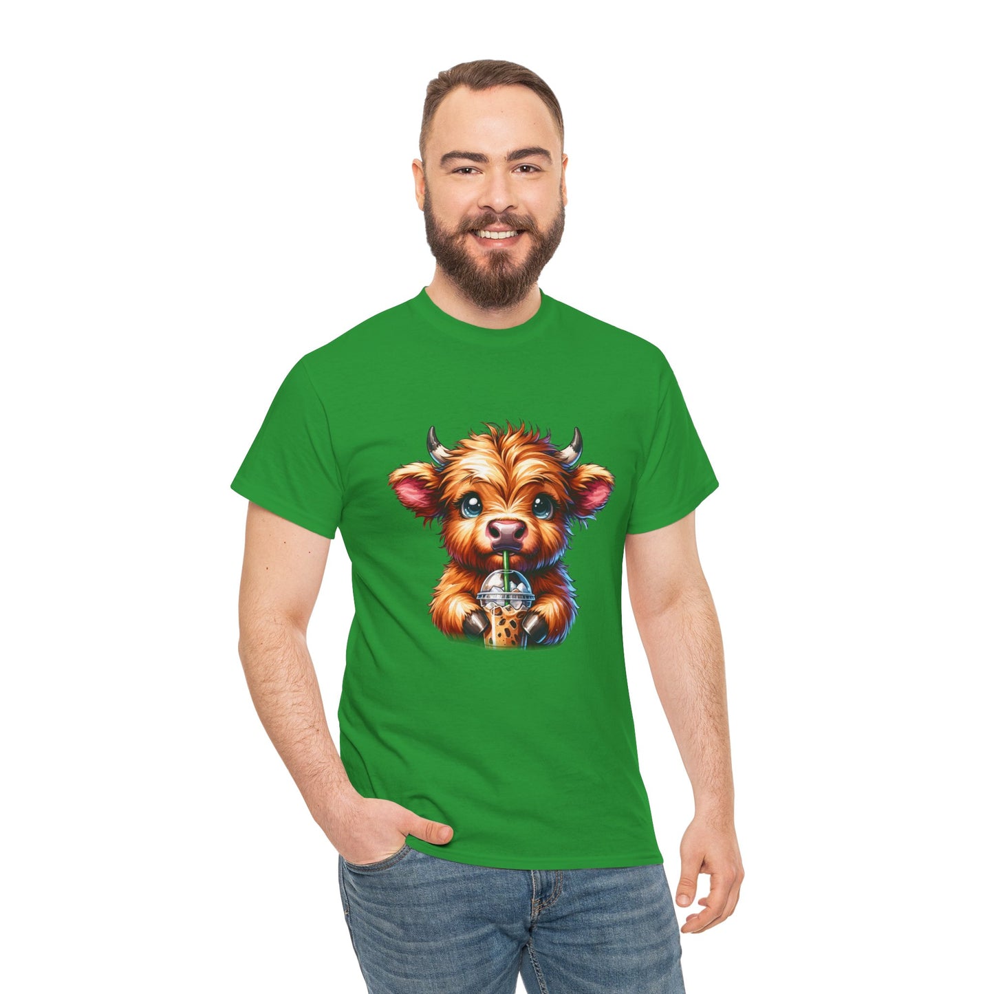 Cute Cow Coffee Tee