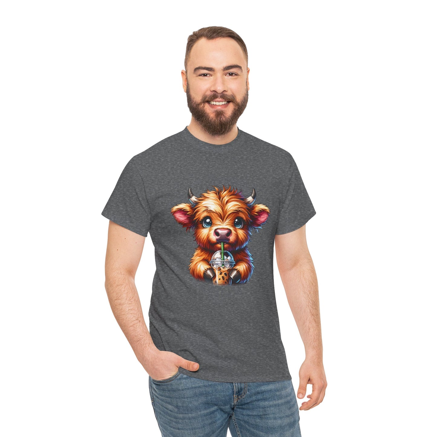 Cute Cow Coffee Tee
