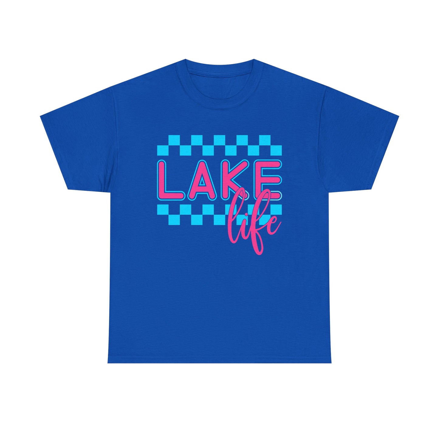 Lake Life Unisex Heavy Cotton Tee, Summer Shirt, Lake Vacation Tee, Gift for Lake Lovers, Casual Daywear, Outdoor Adventure Top