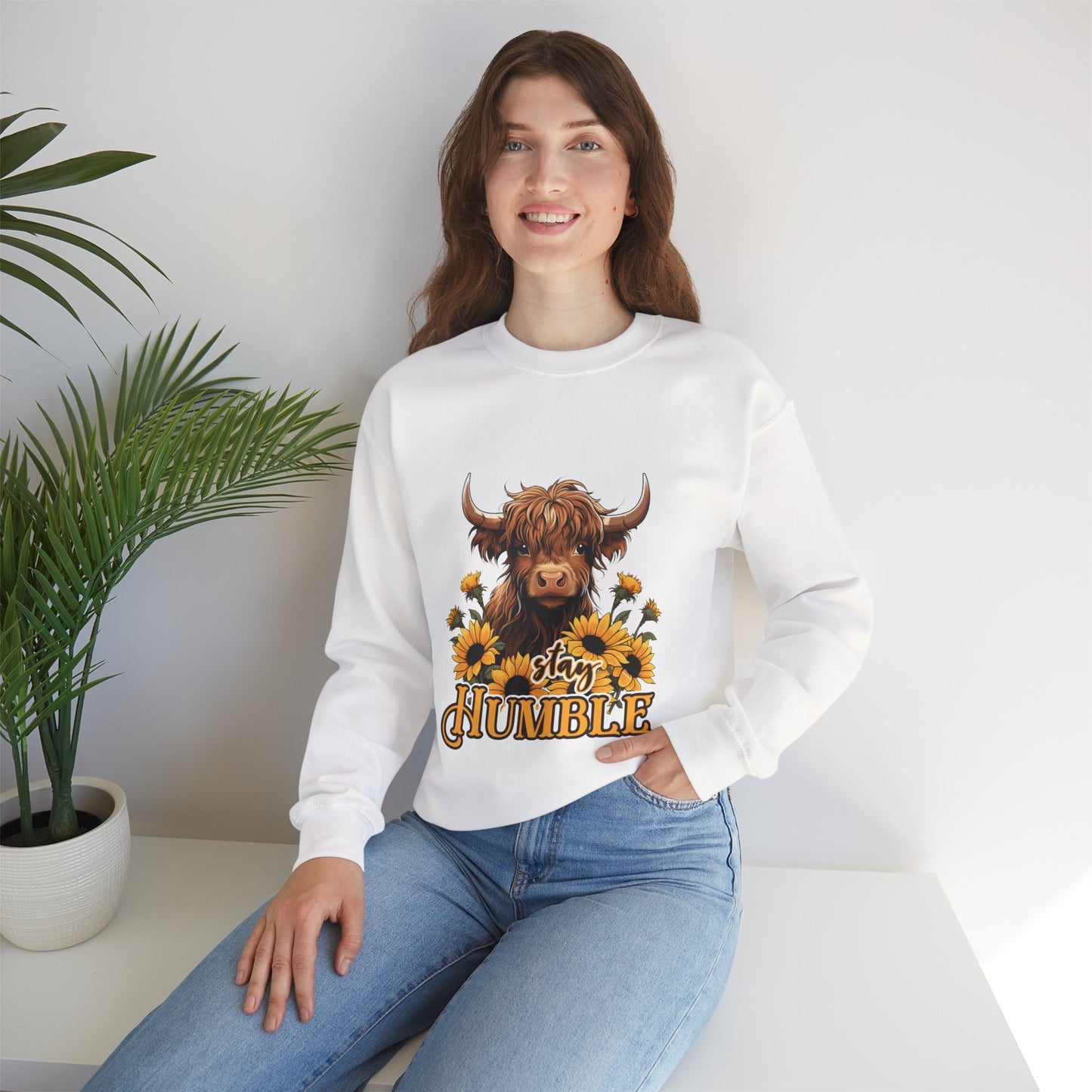 Stay Humble Cow Crewneck Sweatshirt
