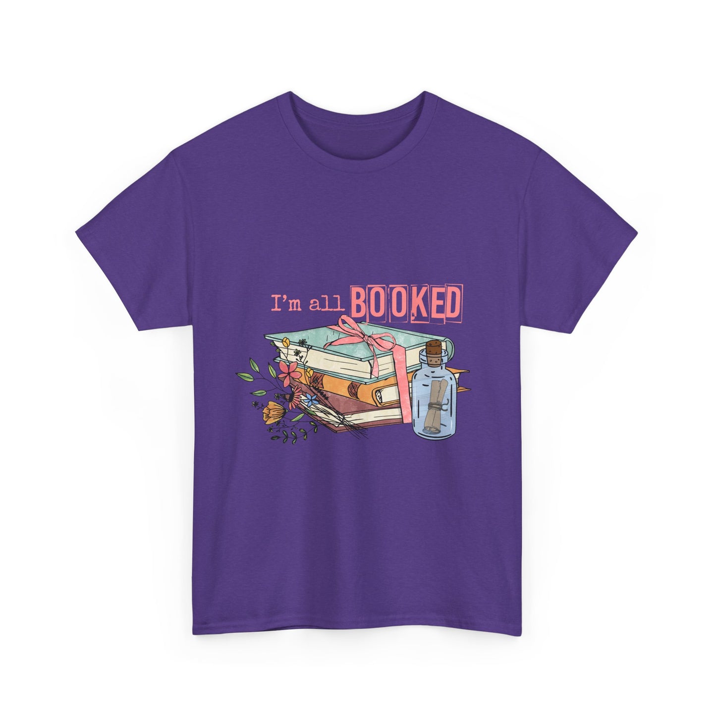 Book Lover's Unisex Heavy Cotton Tee, Literary Gift, Reading Shirt, Funny Tee, Cozy Outfit, Bookworm Apparel