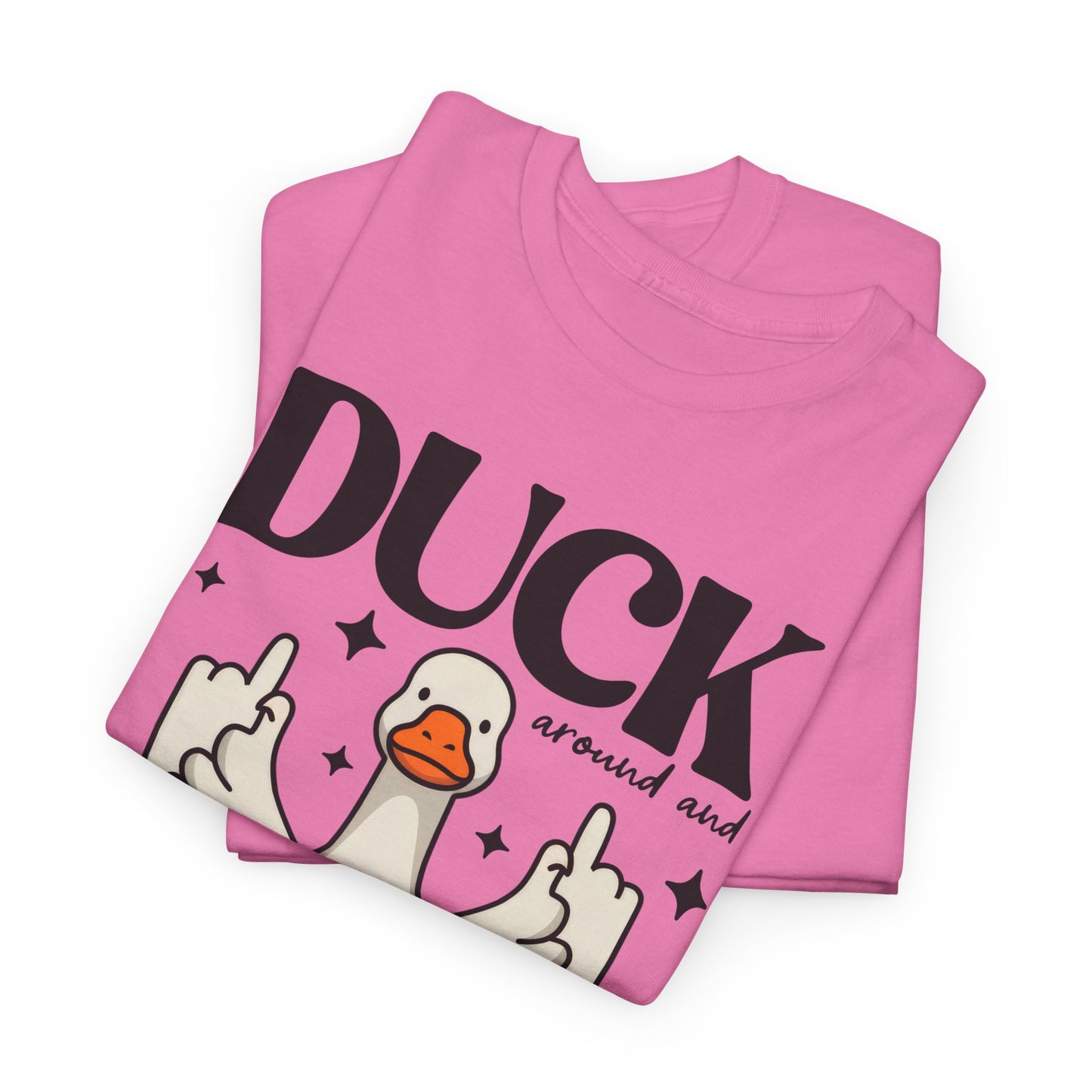 Funny Duck Graphic Tee, Quirky Cotton T-Shirt, Gift for Friends, Casual Wear, Humor Tee for Birthdays, Duck Themed Apparel