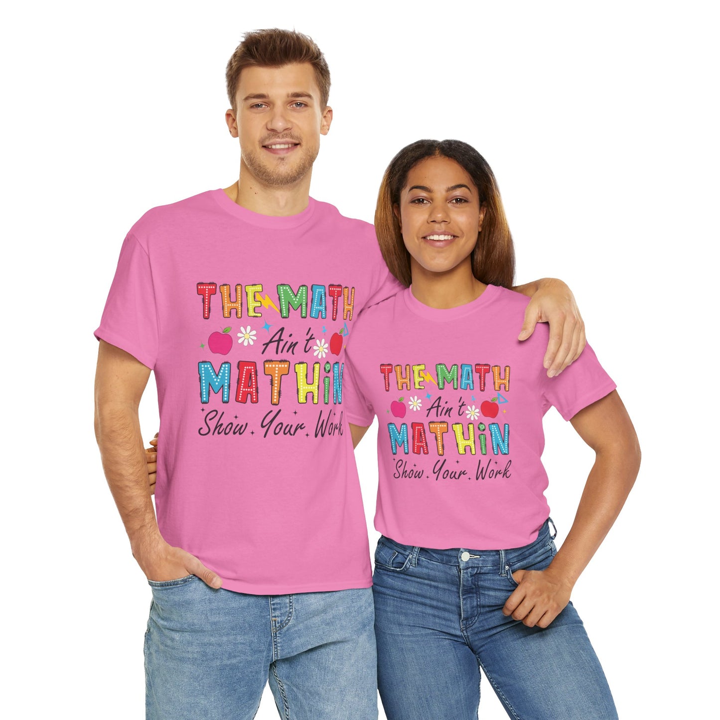 Math Inspired Unisex Heavy Cotton Tee, Fun Teacher Shirt, Math Lover Gift, Classroom Humor, Back to School T-Shirt