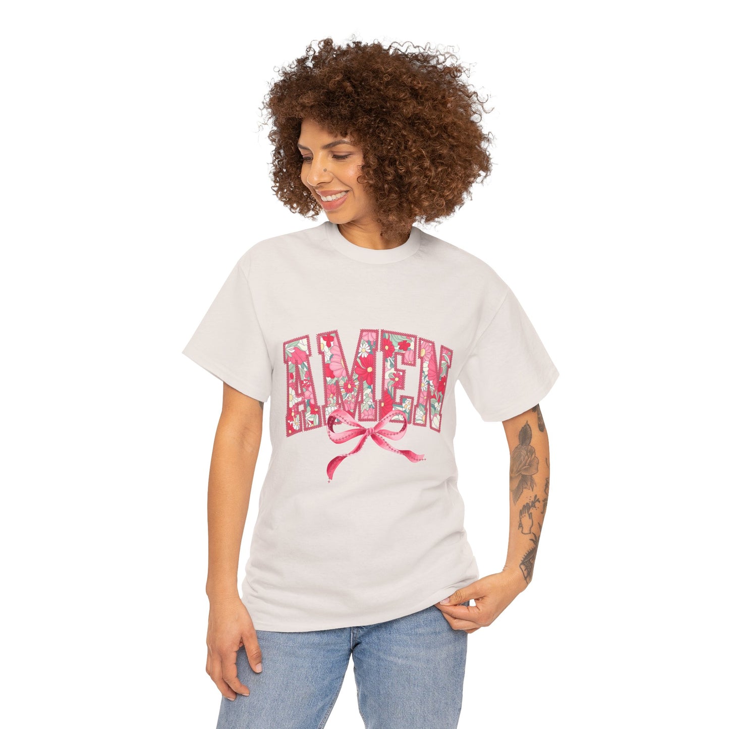 Floral Amen Tee