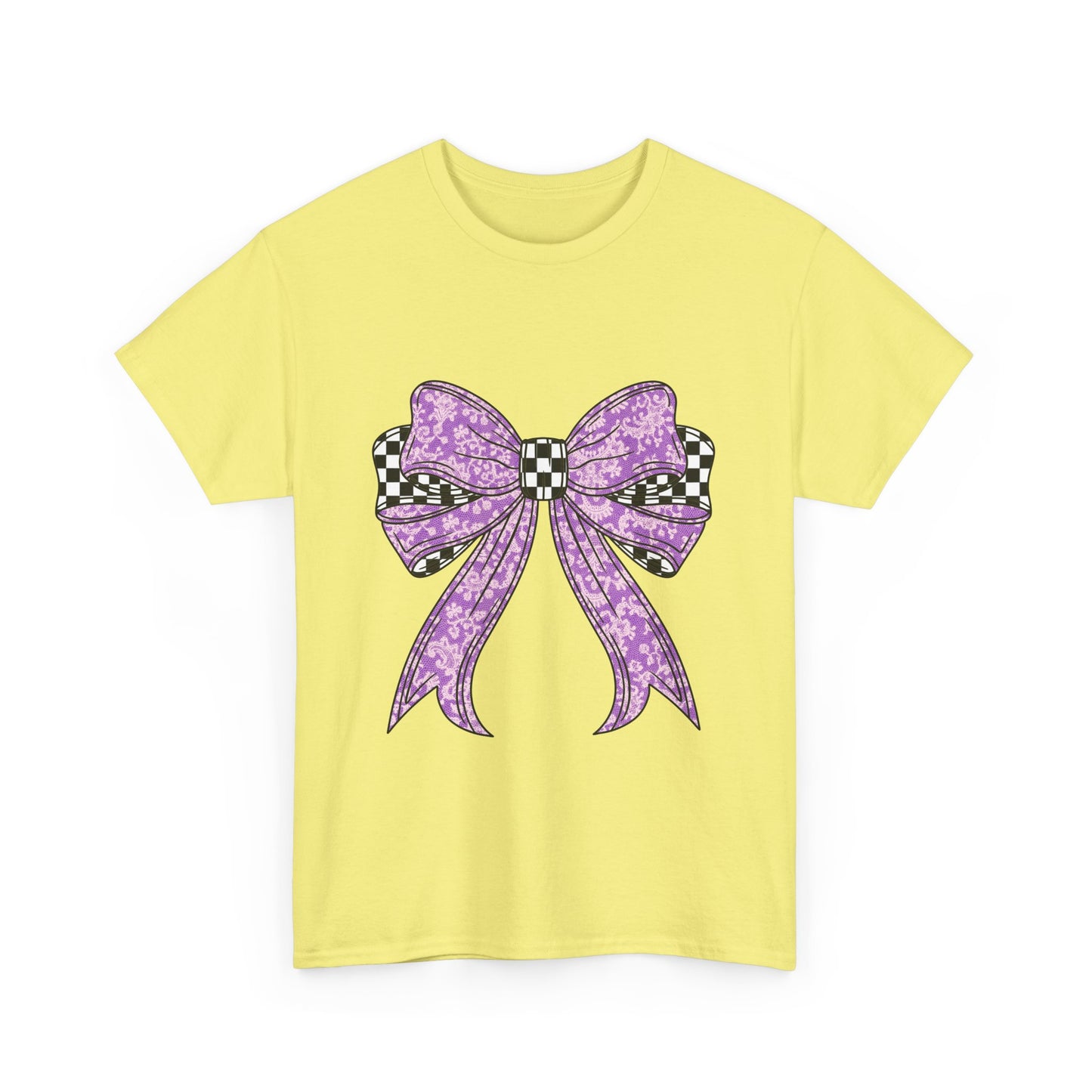Purple Bow Tee