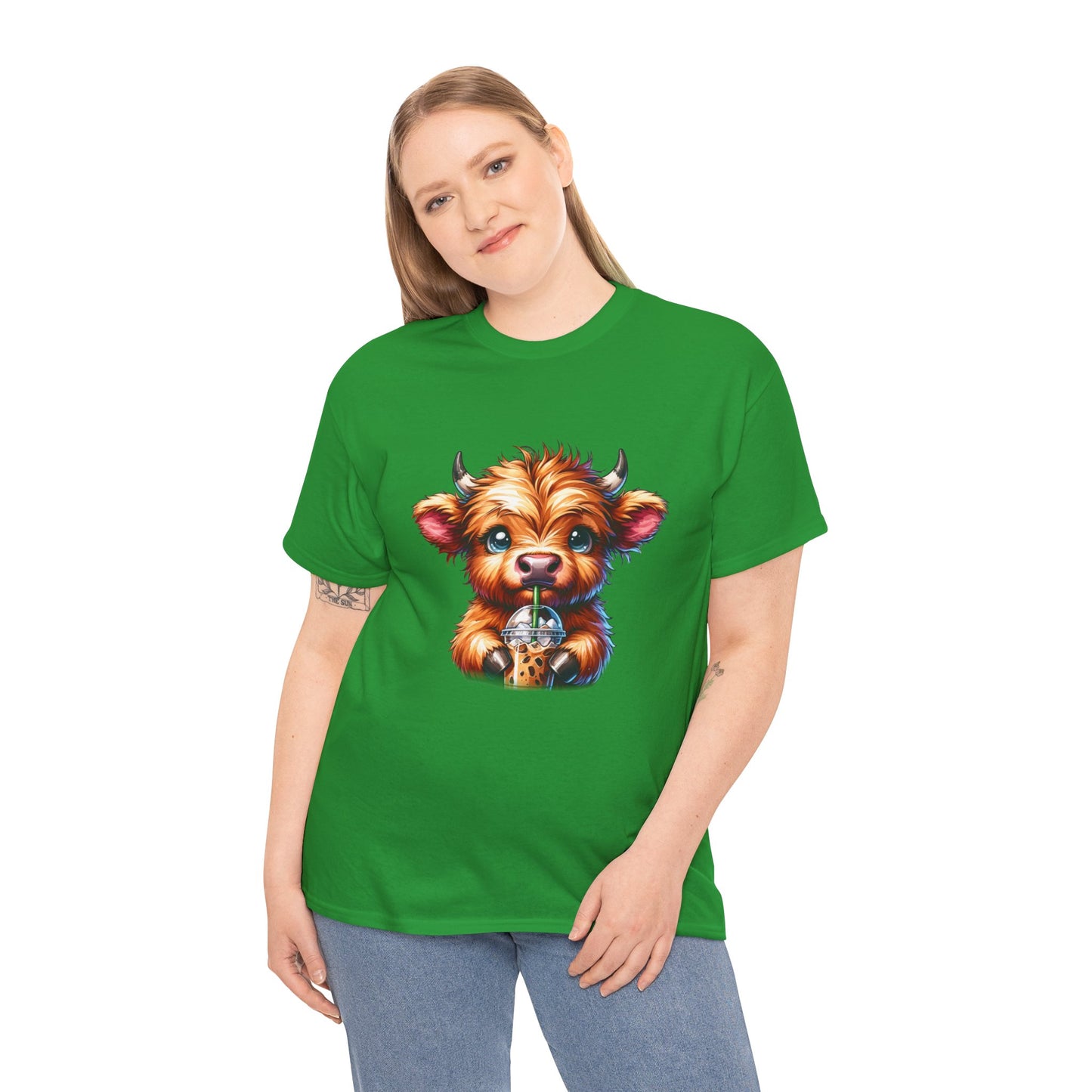 Cute Cow Coffee Tee