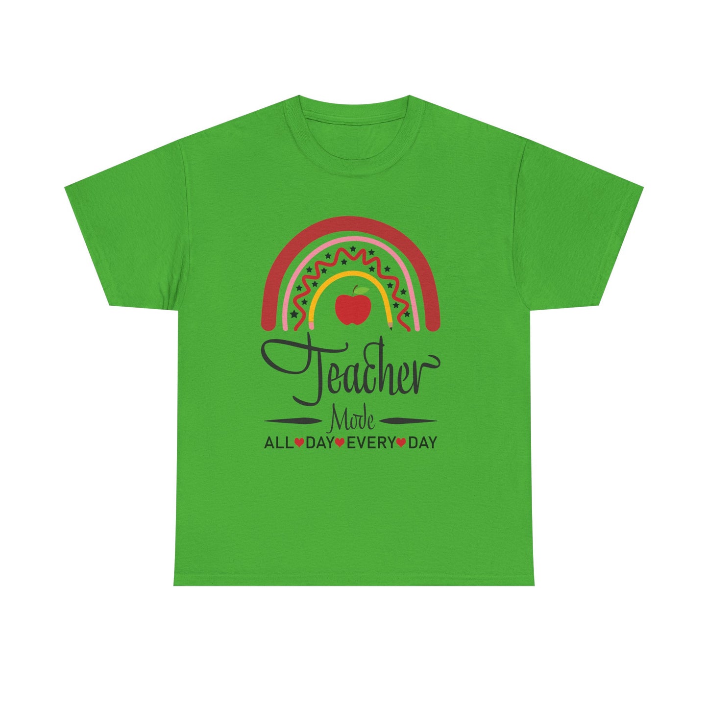Teacher Mode Rainbow Tee