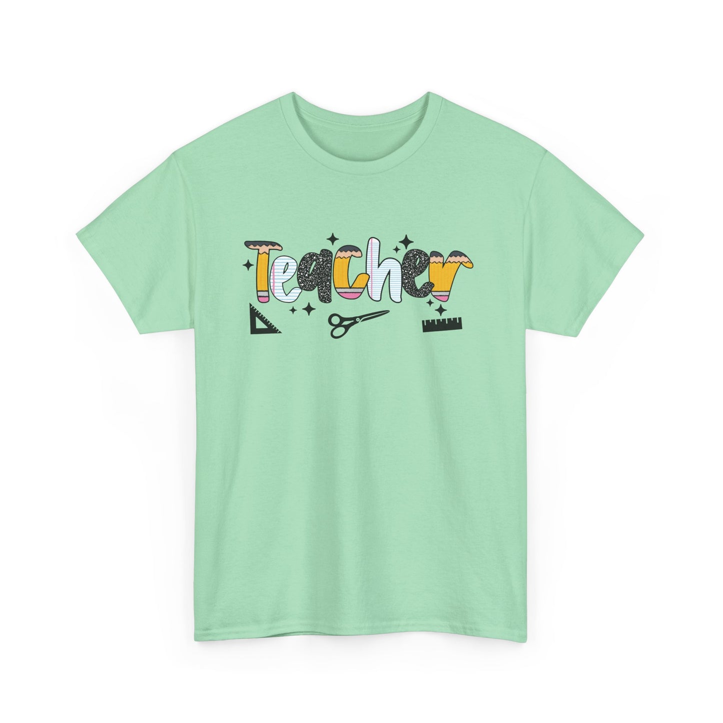 Teacher Appreciation Unisex Heavy Cotton Tee, Teacher Gift, Back to School Shirt, Classroom Outfit, Education T-Shirt