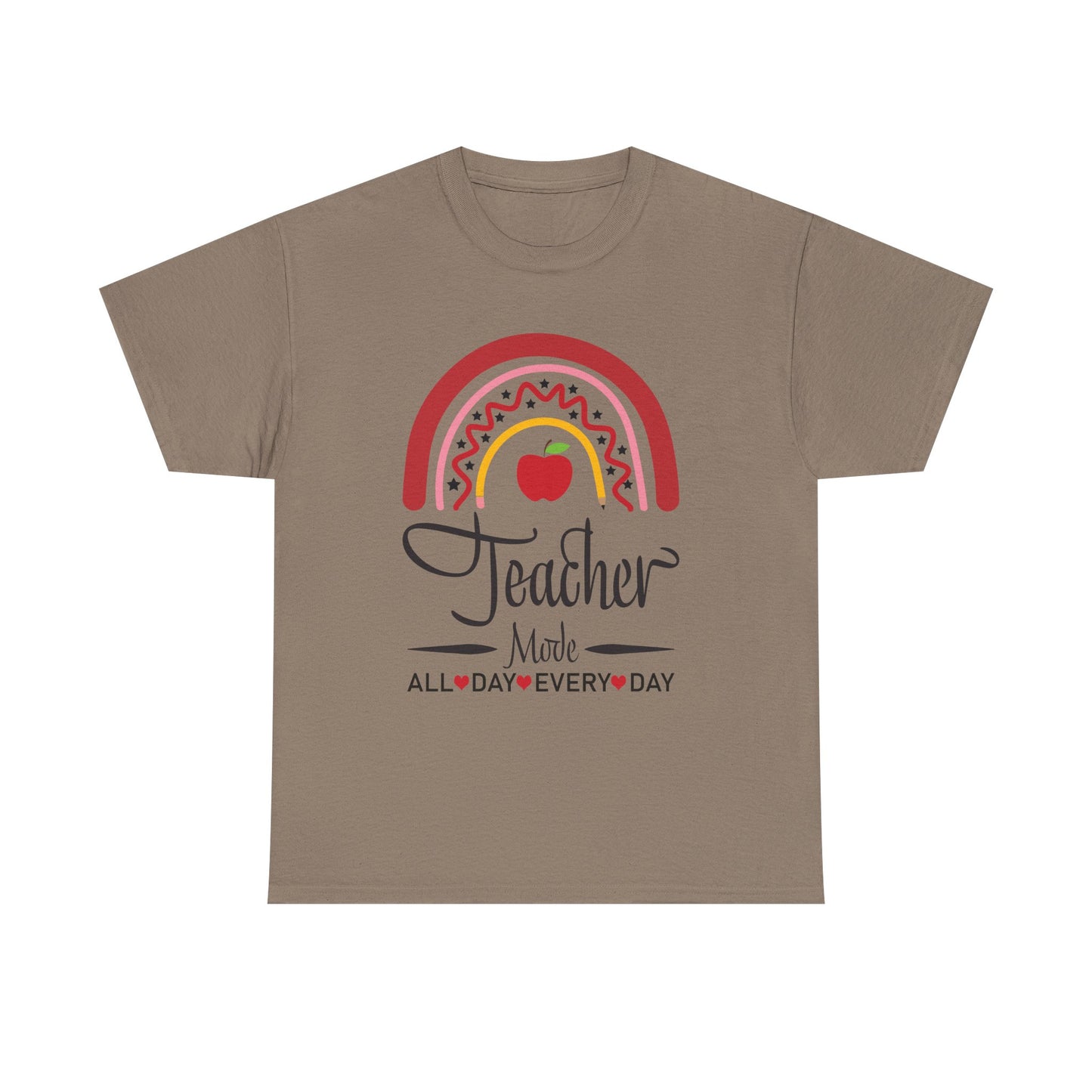 Teacher Mode Rainbow Tee