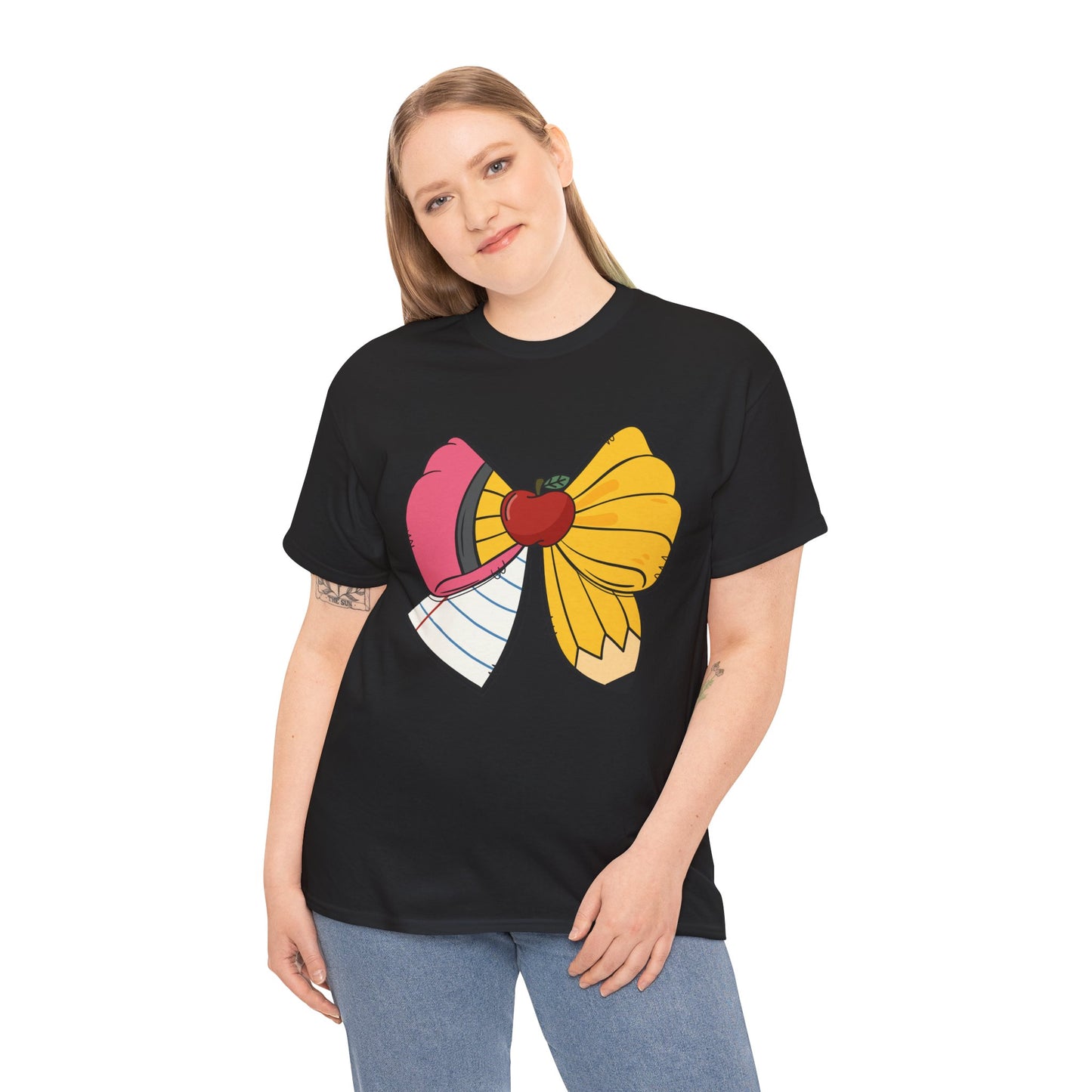 Teacher/School Bow Tee