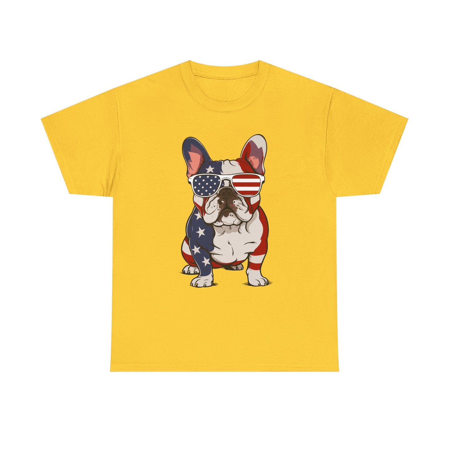 Patriotic French Bulldog Tee