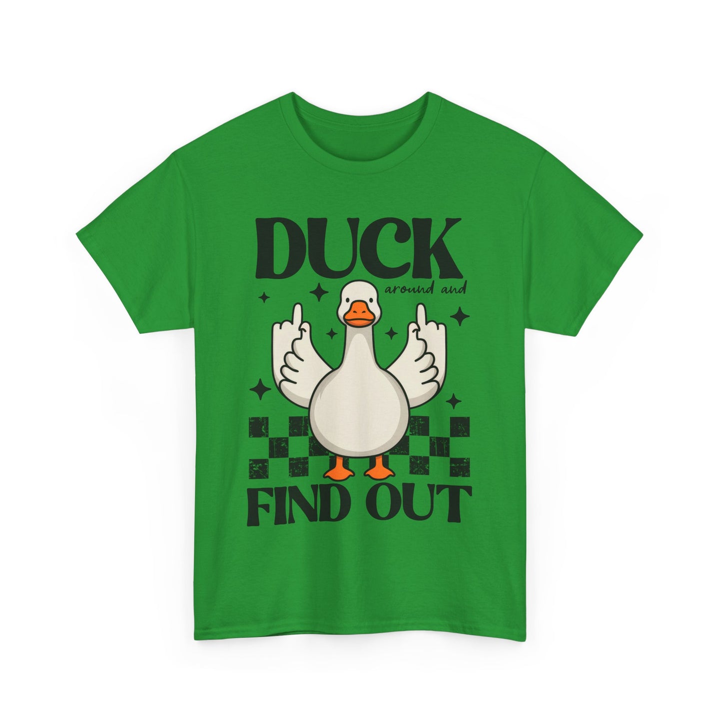 Funny Duck Graphic Tee, Quirky Cotton T-Shirt, Gift for Friends, Casual Wear, Humor Tee for Birthdays, Duck Themed Apparel