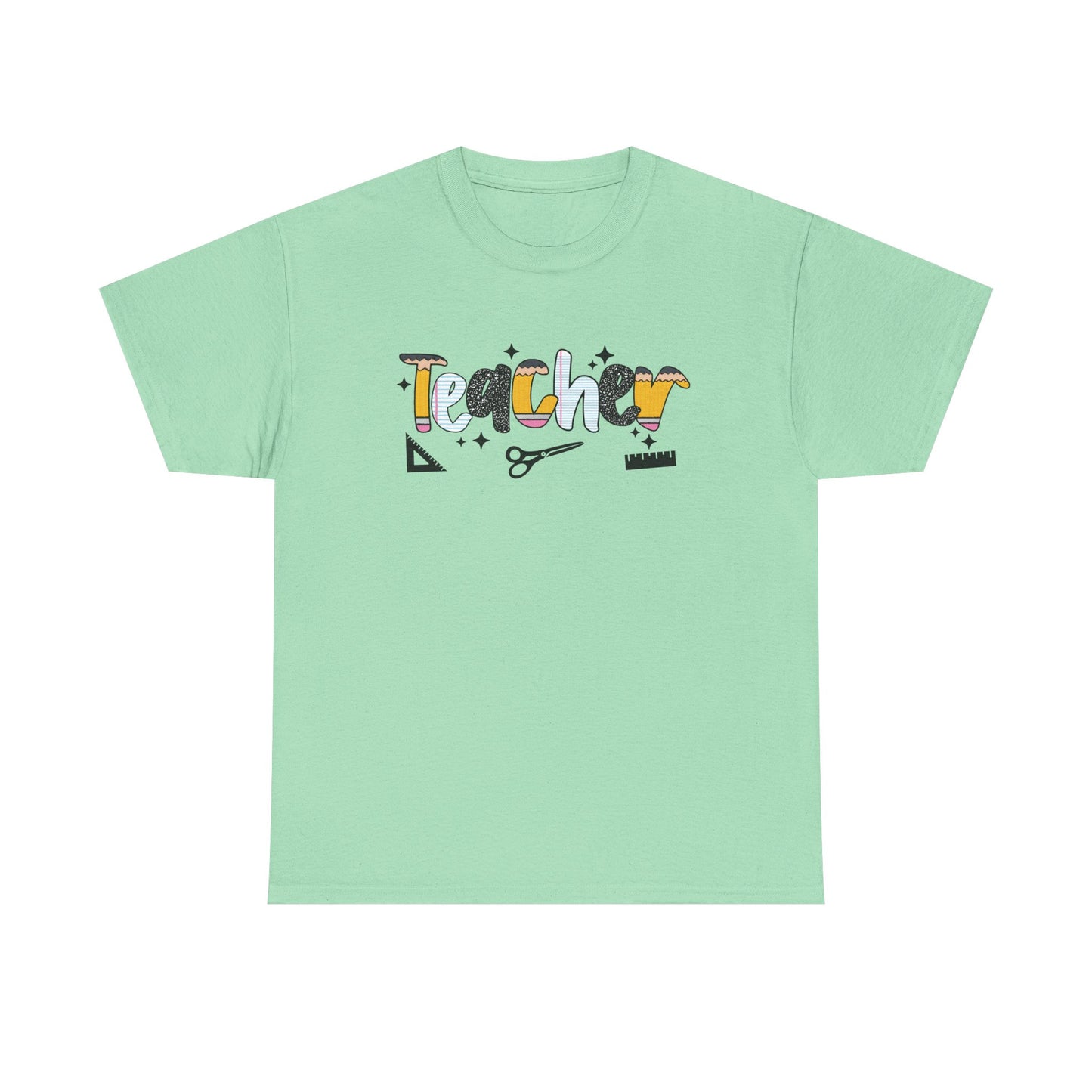 Teacher Appreciation Unisex Heavy Cotton Tee, Teacher Gift, Back to School Shirt, Classroom Outfit, Education T-Shirt