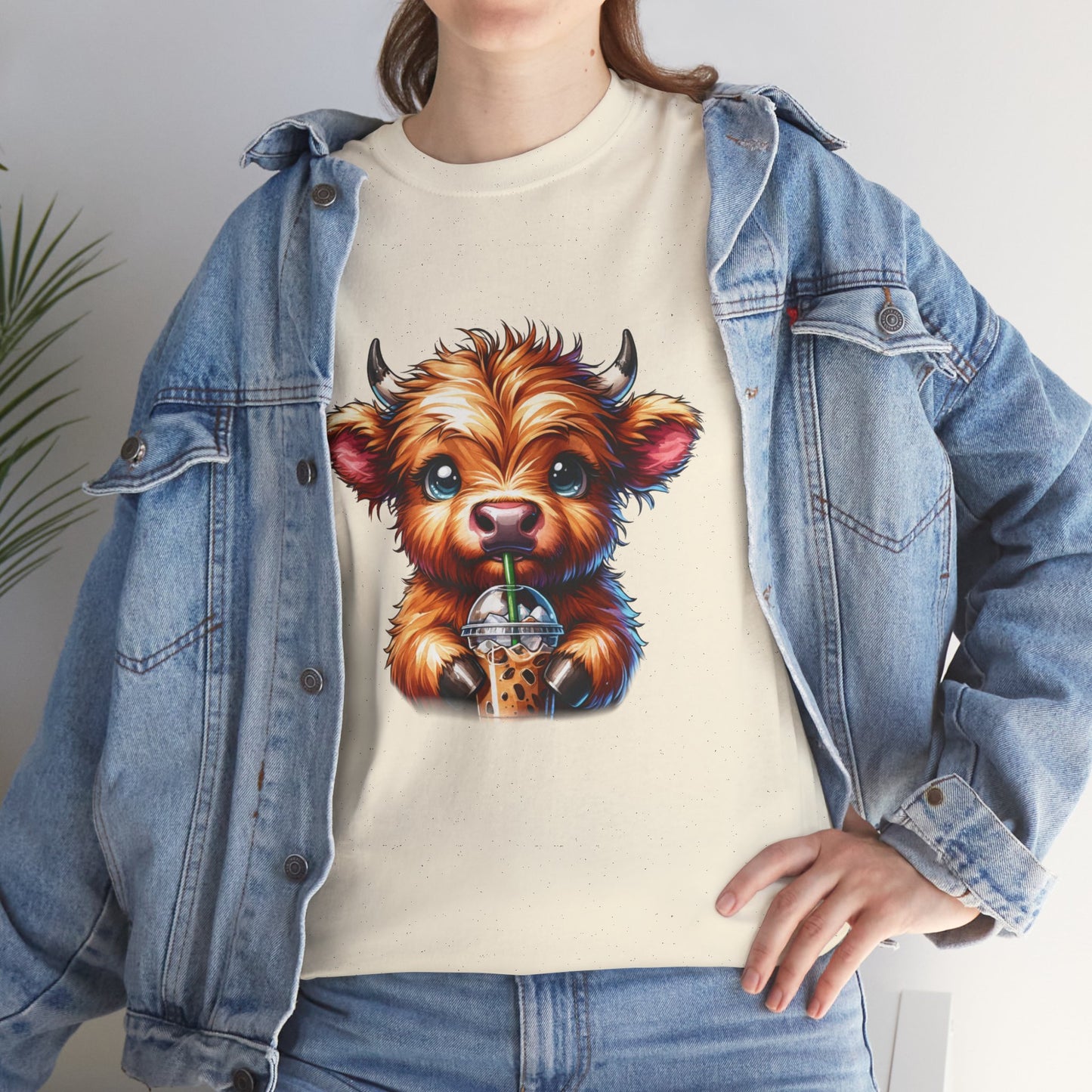 Cute Cow Coffee Tee