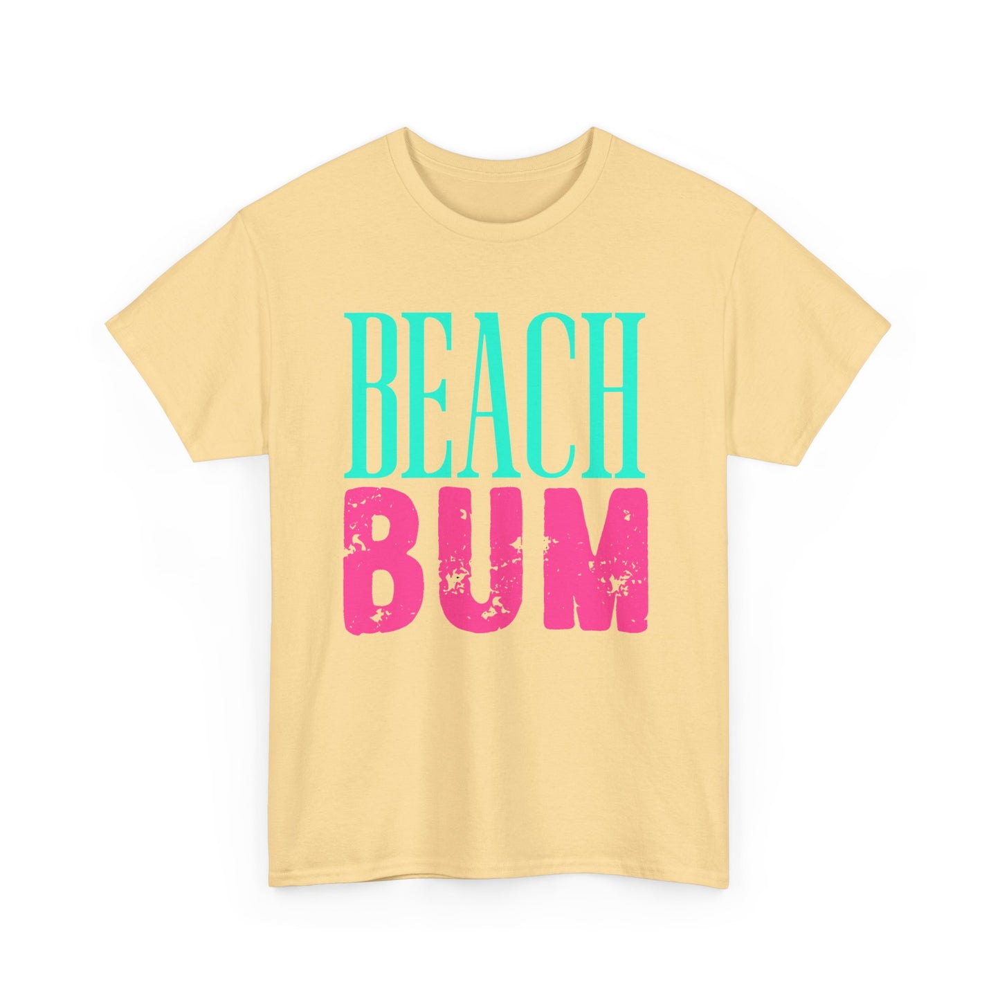 Beach Bum Unisex Heavy Cotton Tee | Perfect for Summer, Beach Days, Vacation, Casual Wear, Gifts