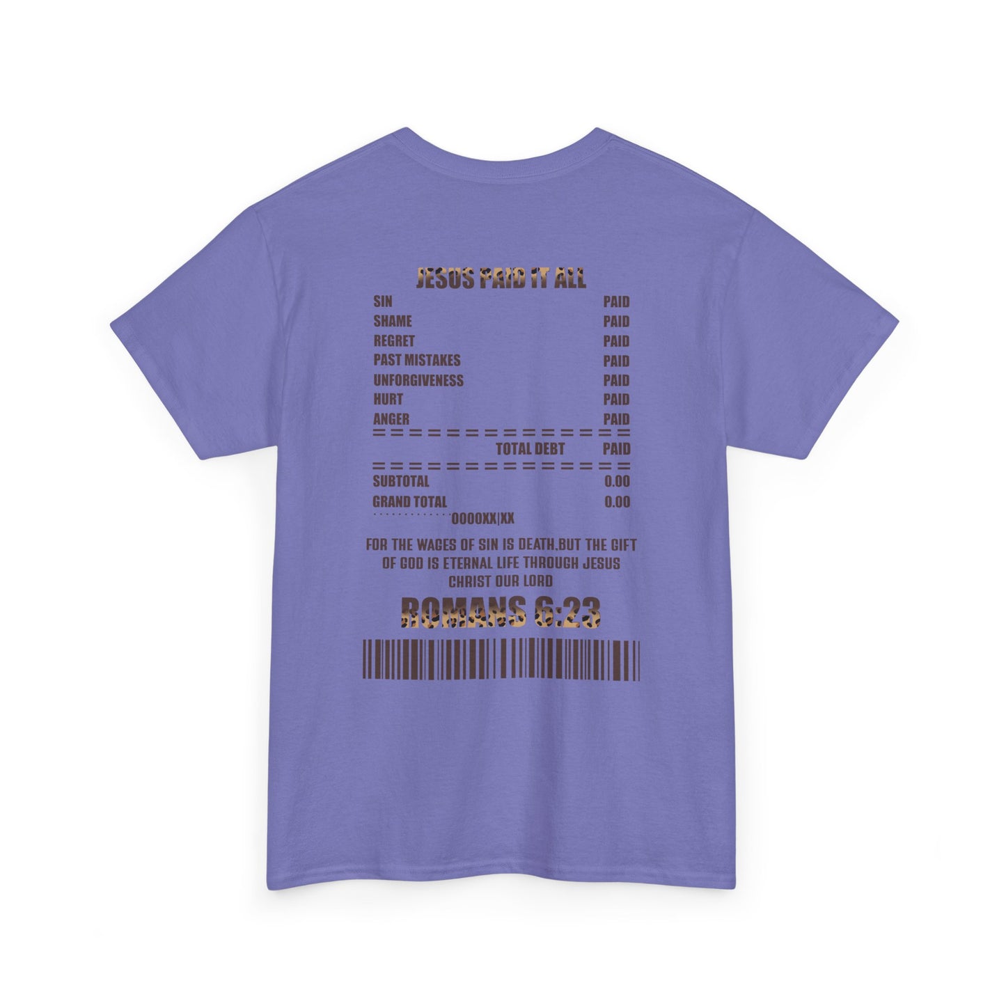 Faith-Inspired Tee: Jesus Paid It All, Christian Apparel