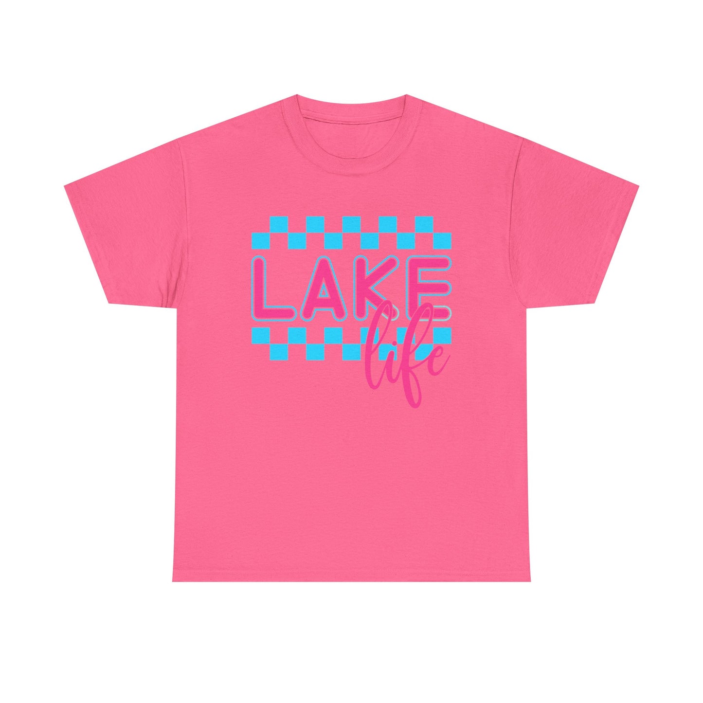 Lake Life Unisex Heavy Cotton Tee, Summer Shirt, Lake Vacation Tee, Gift for Lake Lovers, Casual Daywear, Outdoor Adventure Top