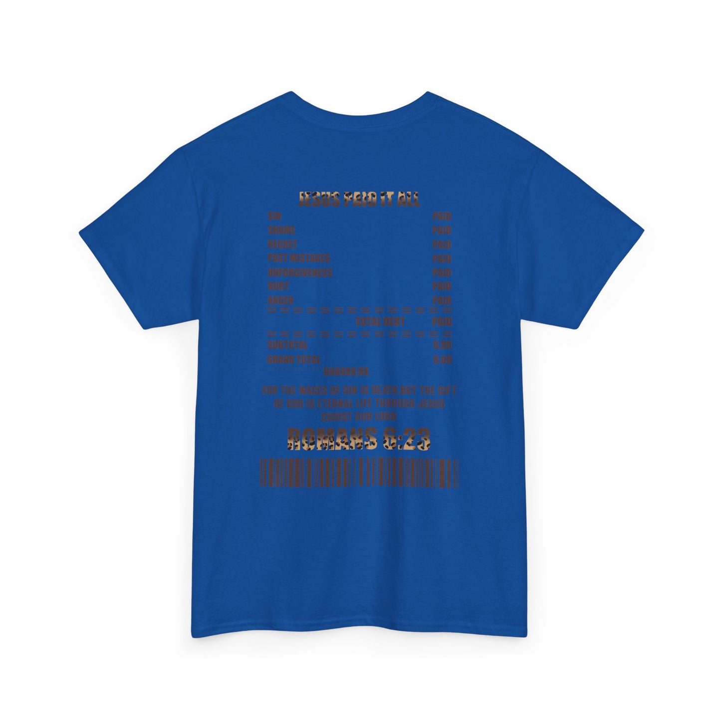 Faith-Inspired Tee: Jesus Paid It All, Christian Apparel