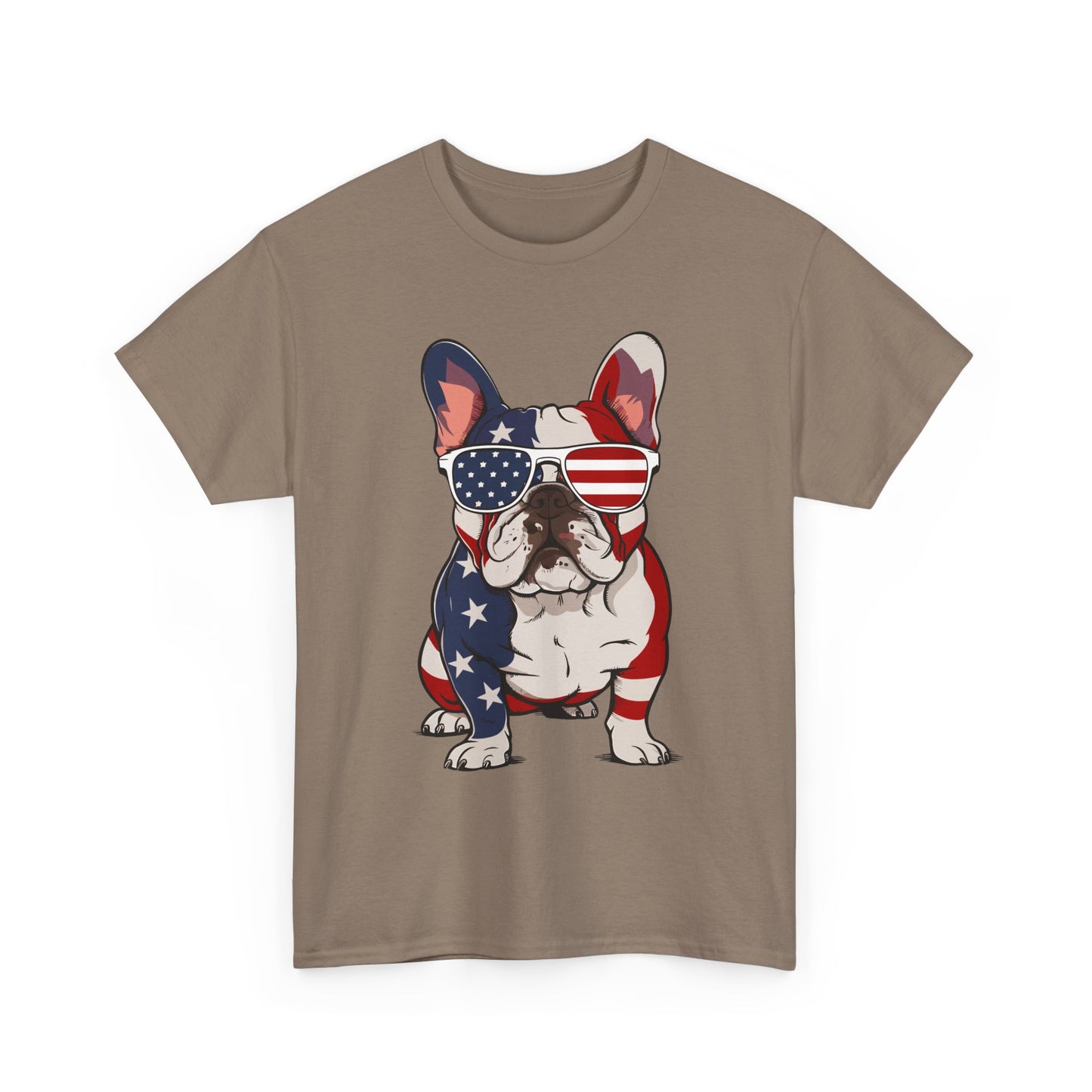 Patriotic French Bulldog Tee