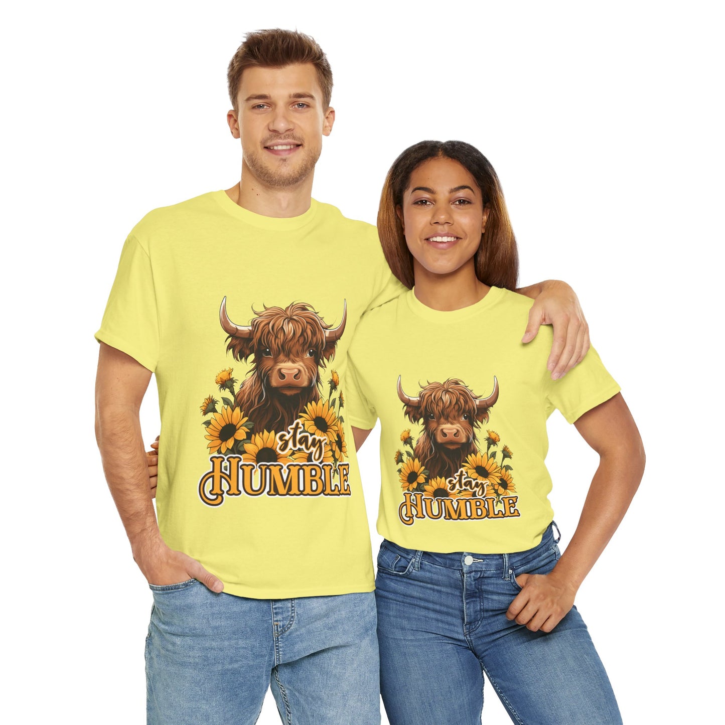 Stay Humble Cow Tee