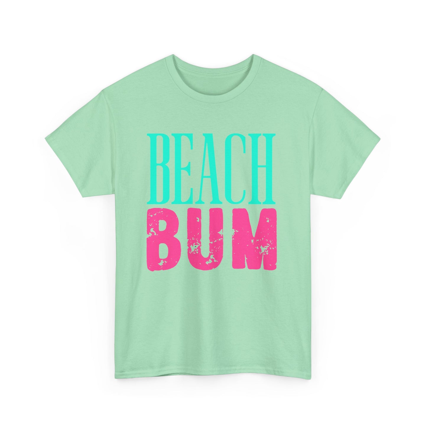 Beach Bum Unisex Heavy Cotton Tee | Perfect for Summer, Beach Days, Vacation, Casual Wear, Gifts