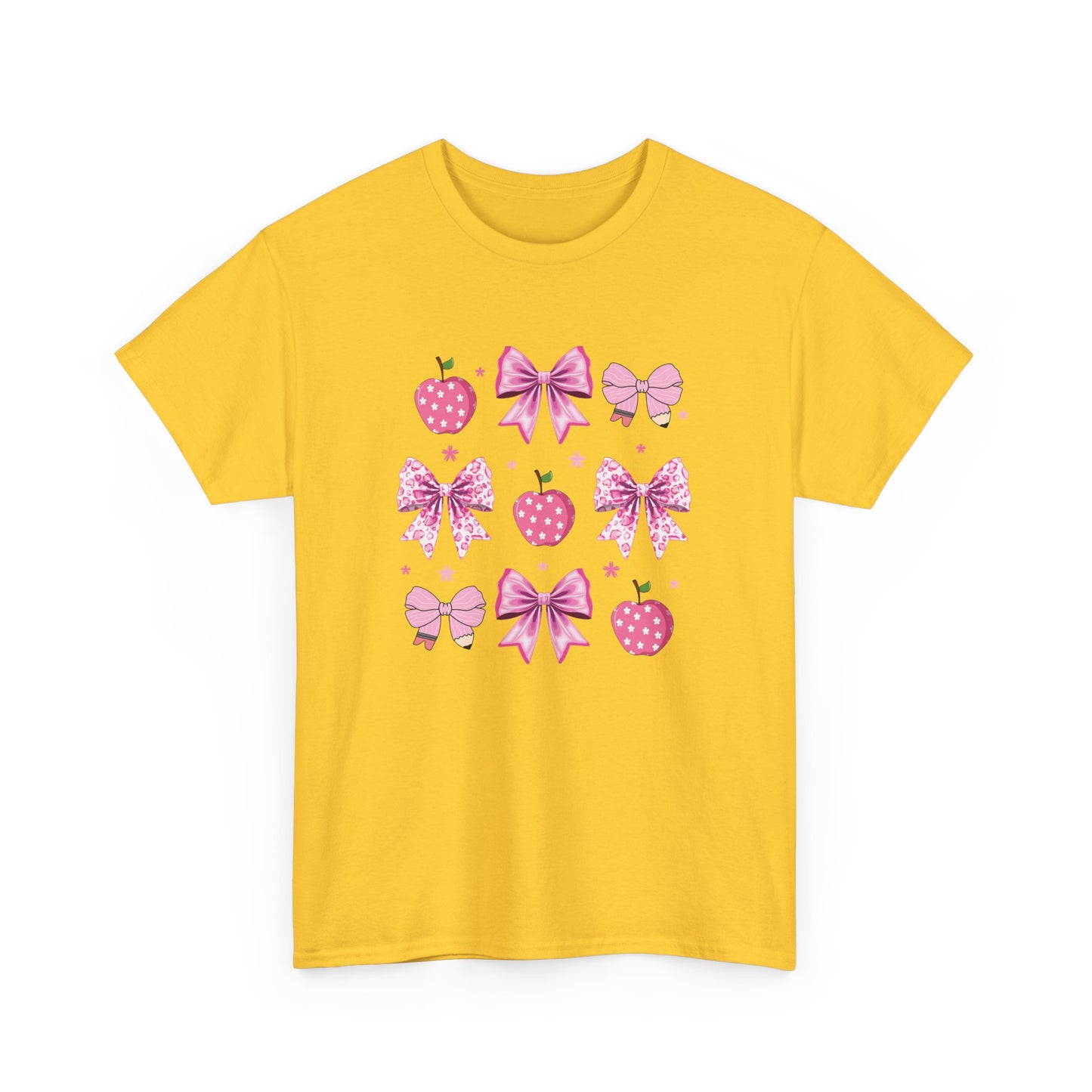 Cute Bow and Strawberry Graphic Tee, Fun Summer Outfit, Gift for Her, Casual Wear, Birthday Gift, Party Shirt