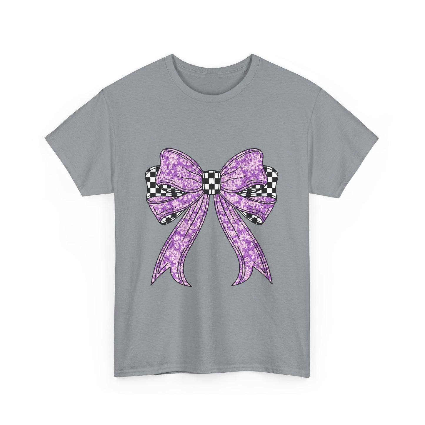 Purple Bow Tee