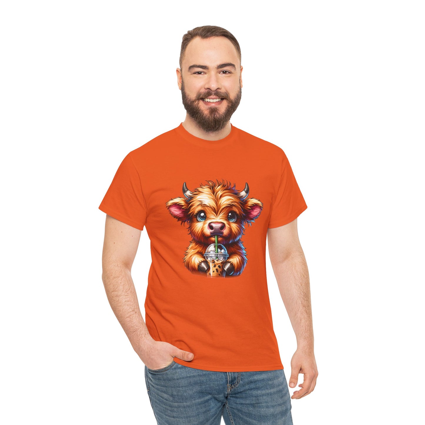 Cute Cow Coffee Tee