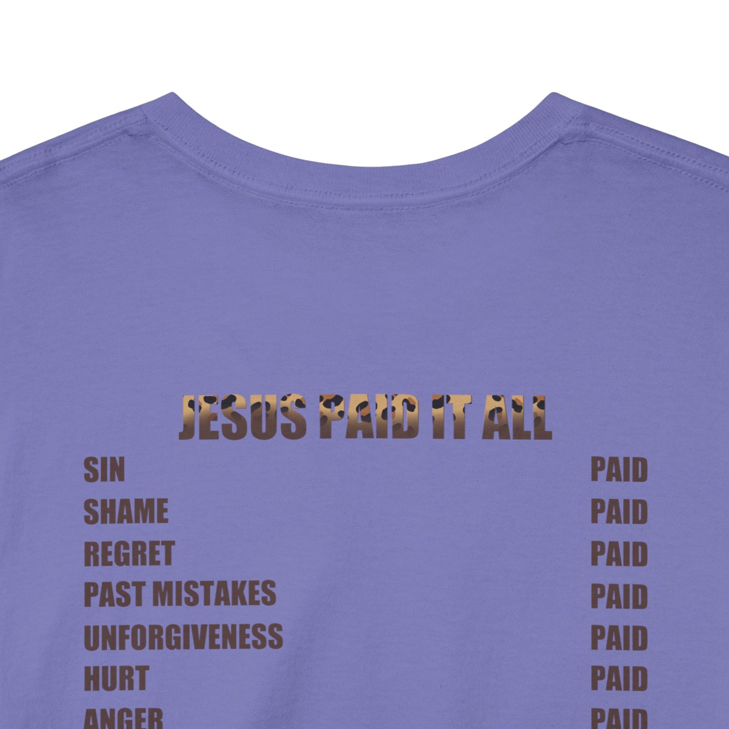Faith-Inspired Tee: Jesus Paid It All, Christian Apparel