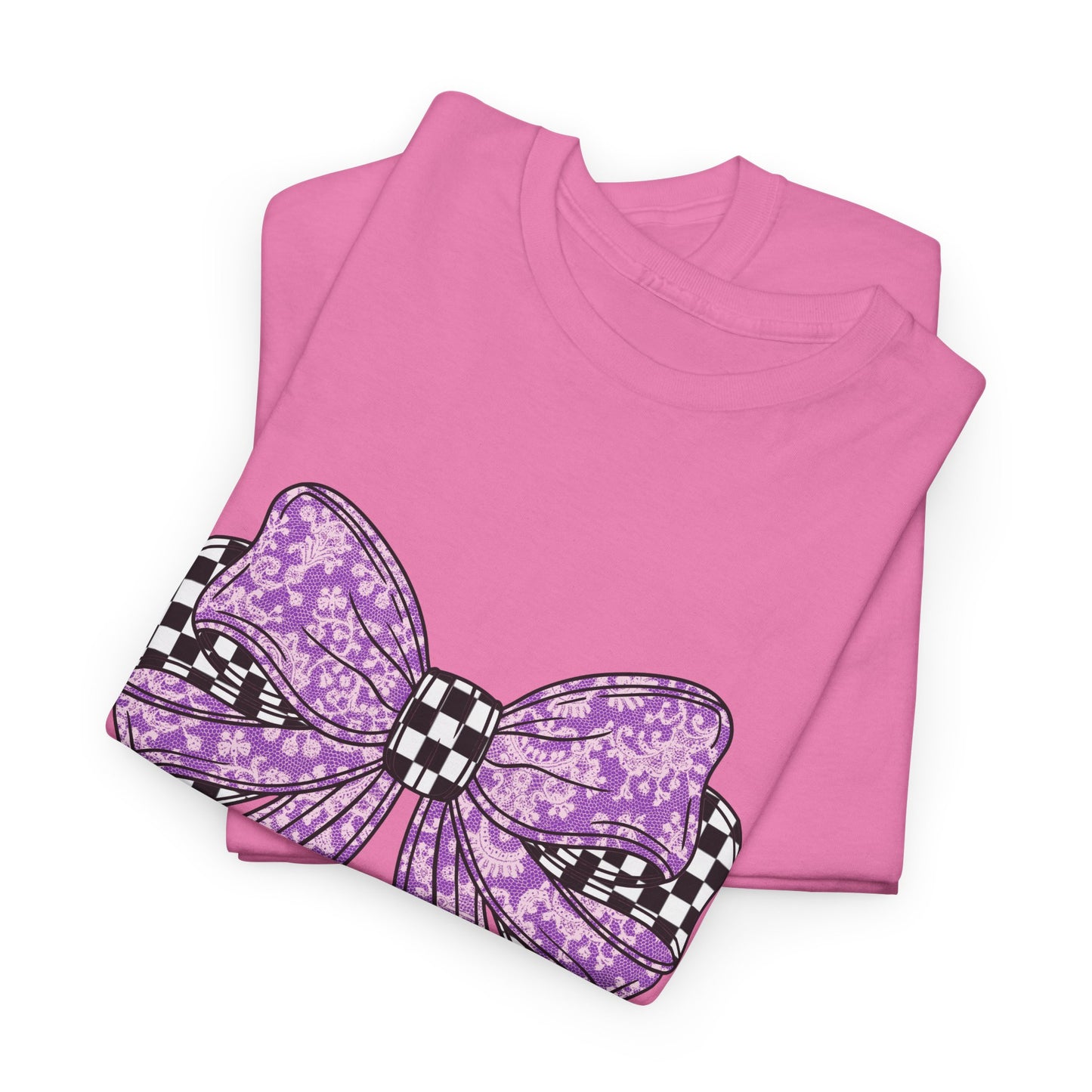 Purple Bow Tee