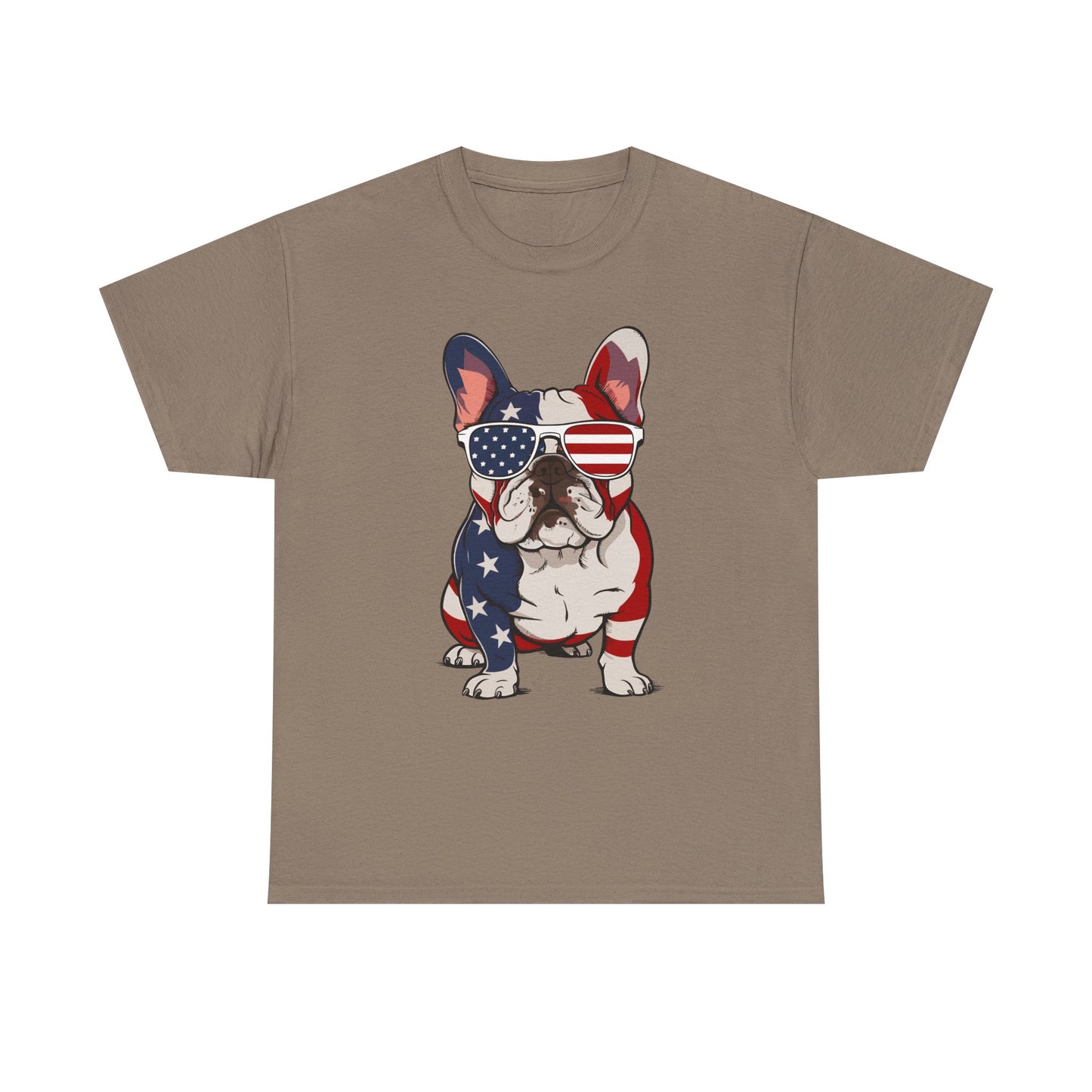 Patriotic French Bulldog Tee