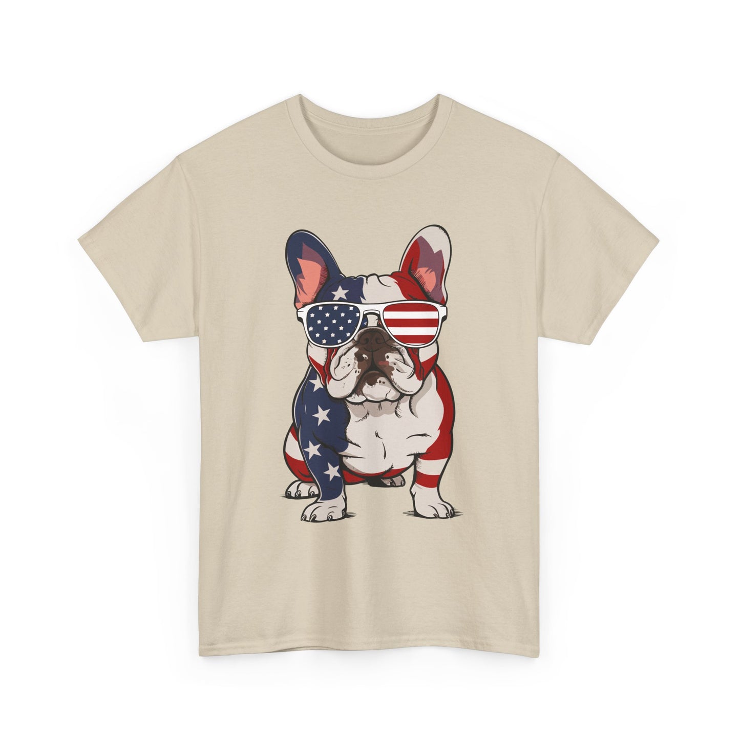 Patriotic French Bulldog Tee