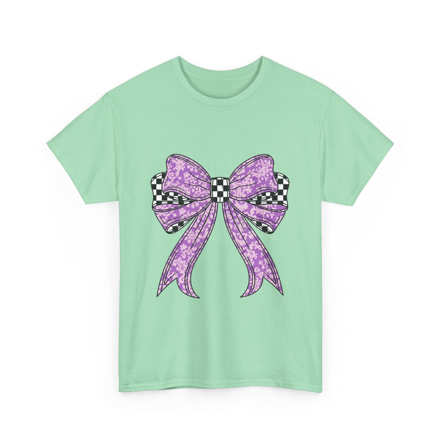Purple Bow Tee