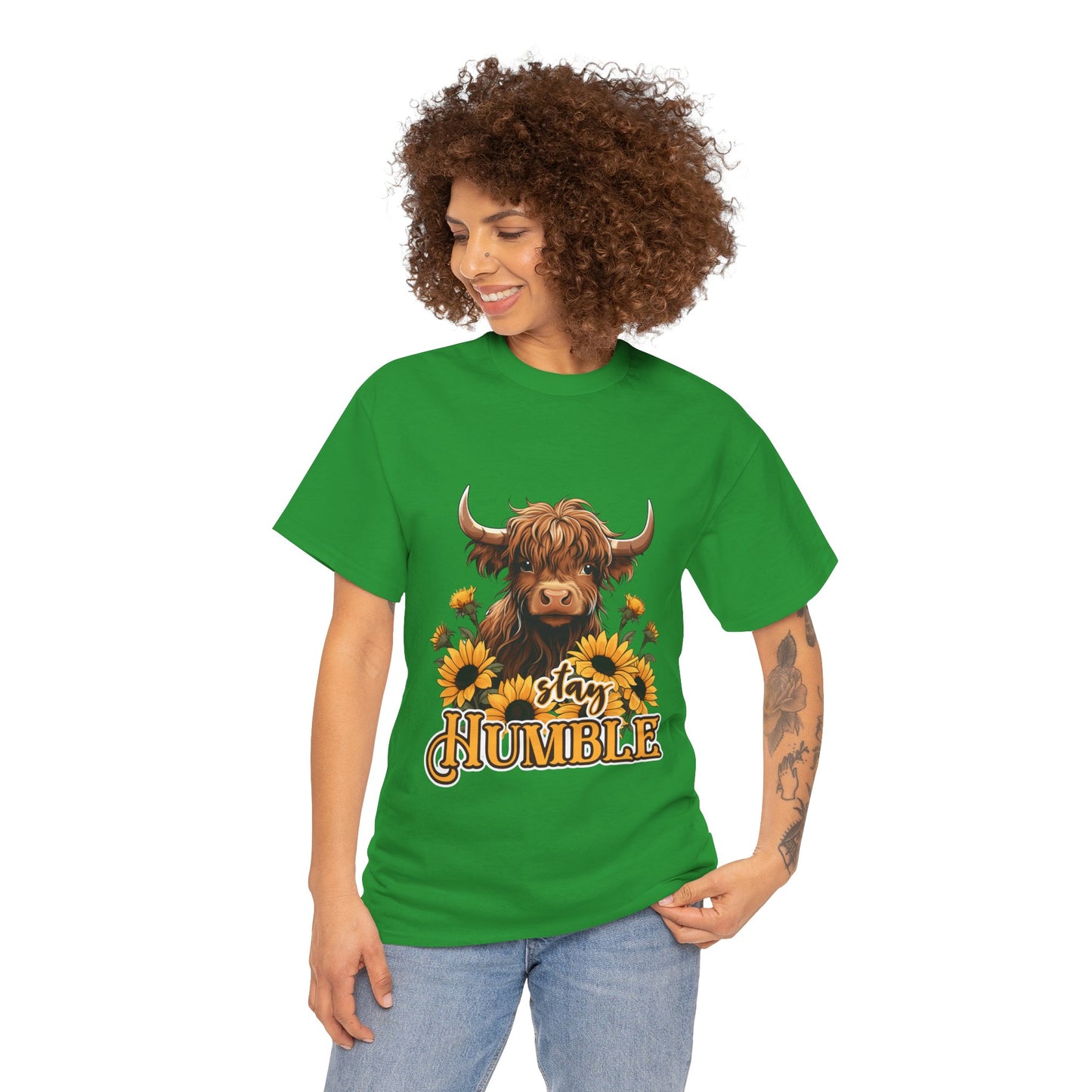 Stay Humble Cow Tee