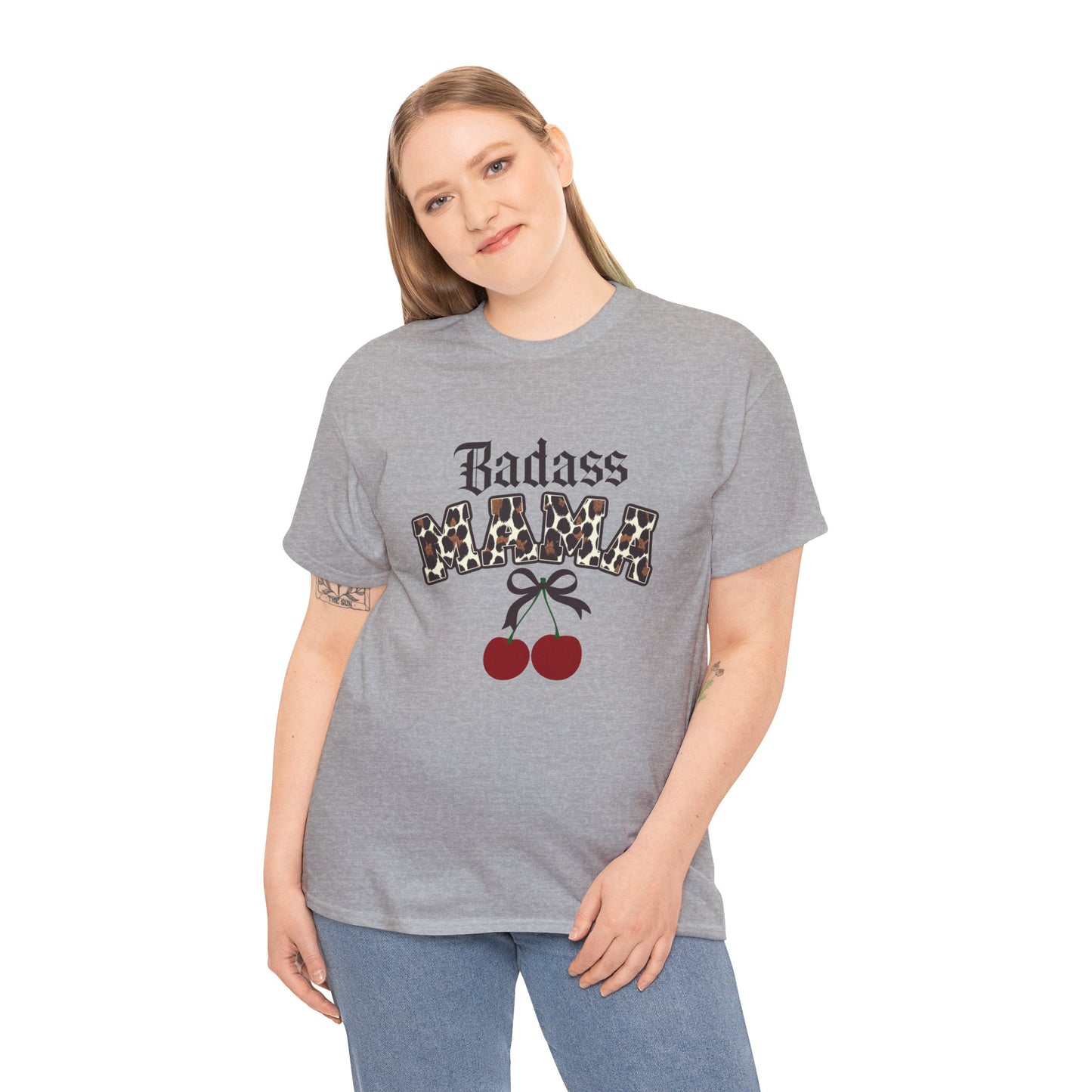 Badass Mama Cheetah Tee