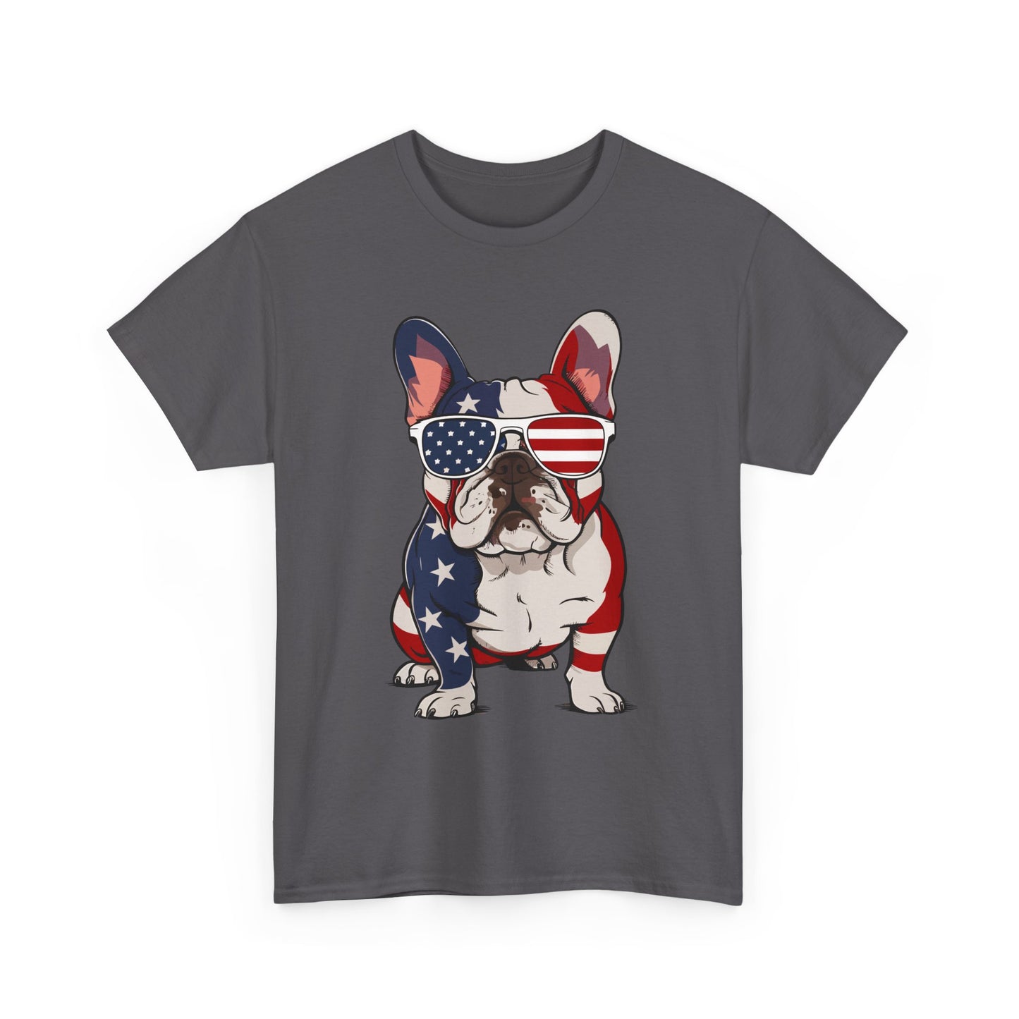 Patriotic French Bulldog Tee