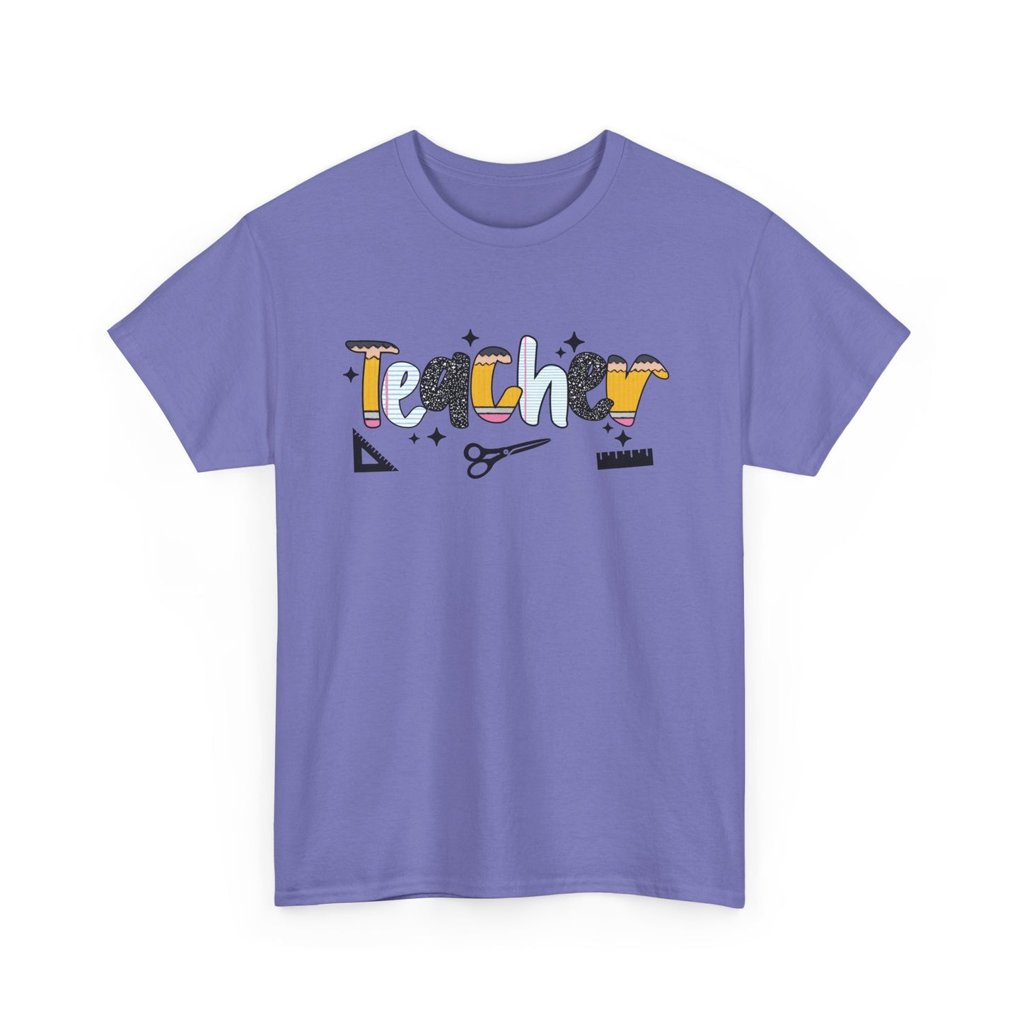 Teacher Appreciation Unisex Heavy Cotton Tee, Teacher Gift, Back to School Shirt, Classroom Outfit, Education T-Shirt