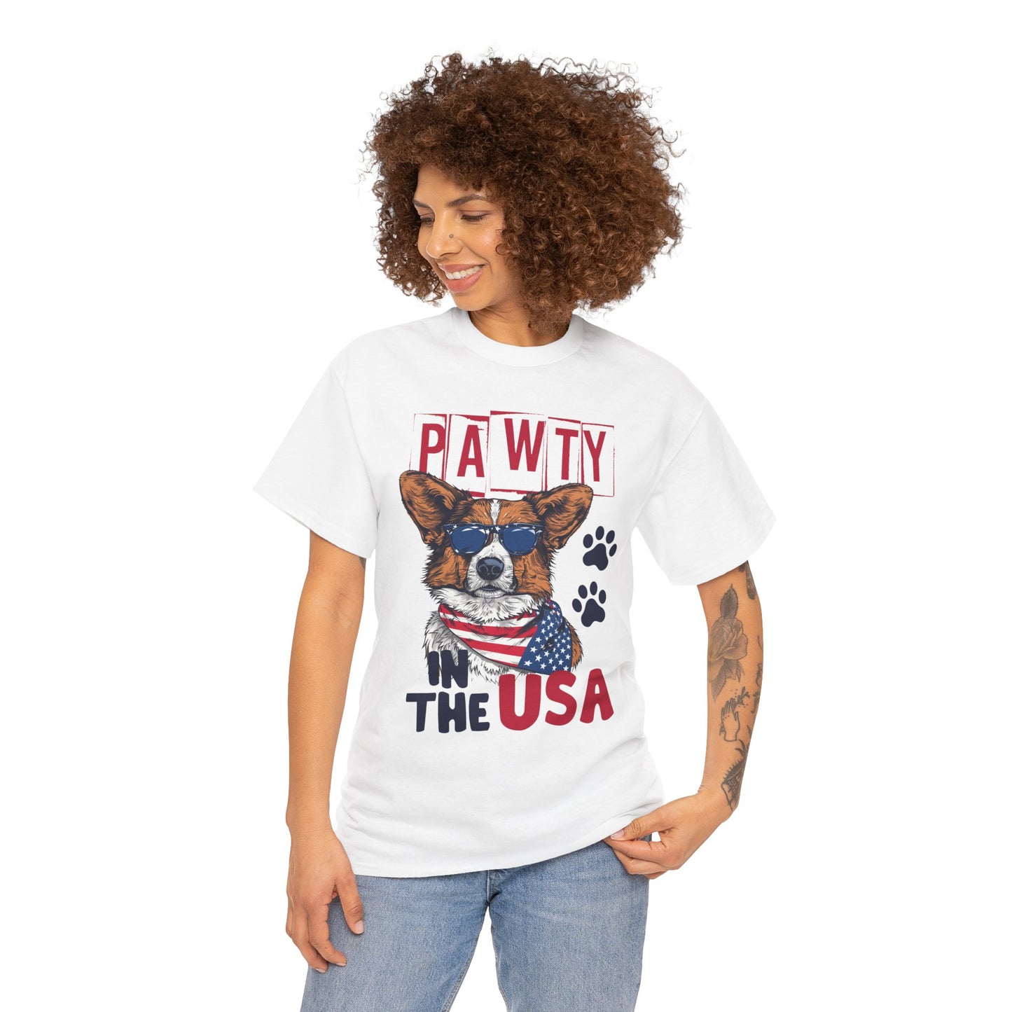 Patriotic Corgi Tee