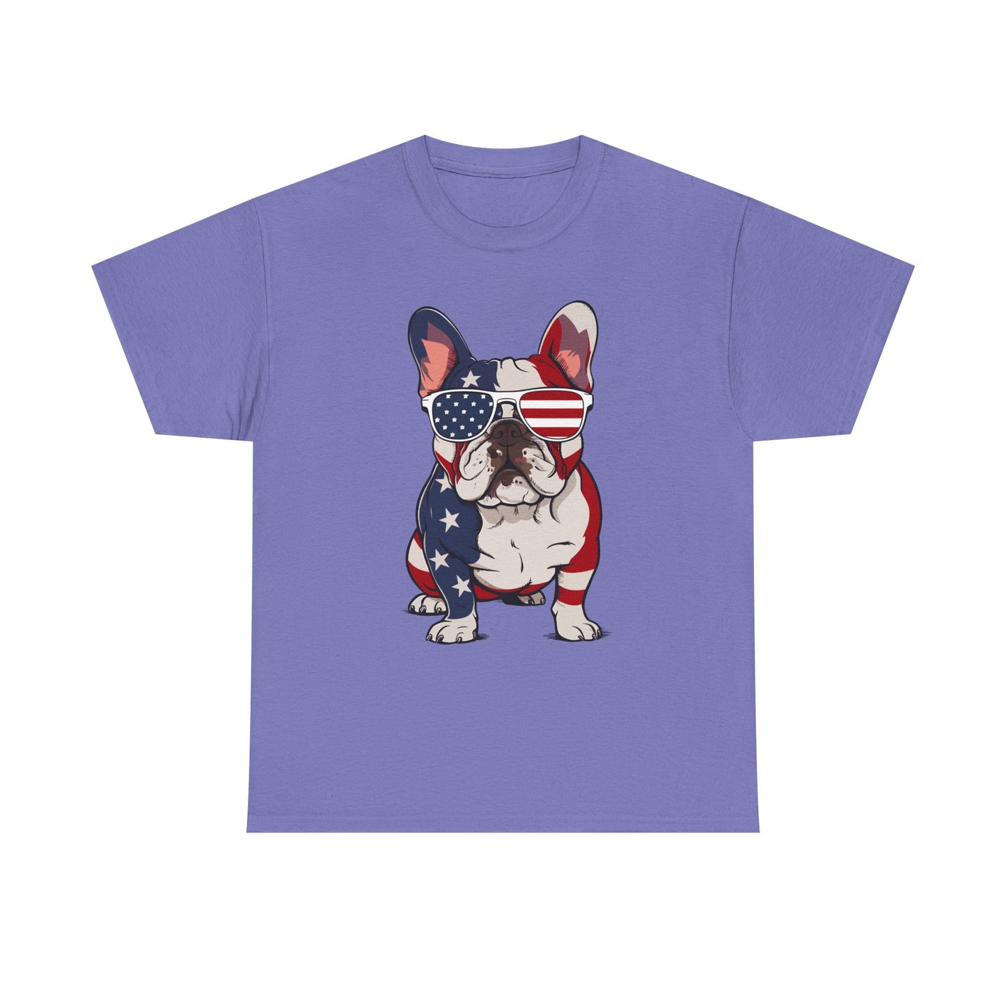 Patriotic French Bulldog Tee