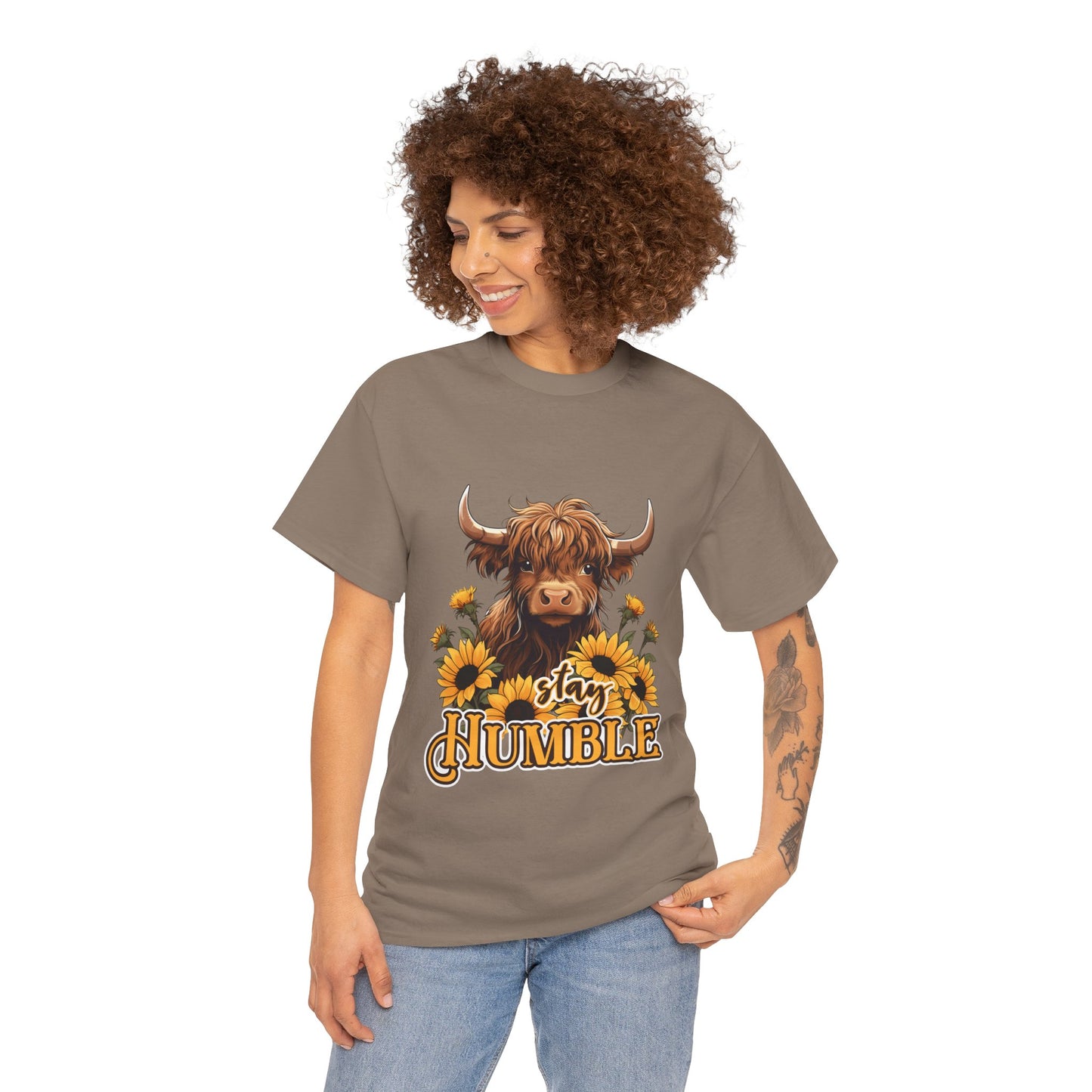 Stay Humble Cow Tee