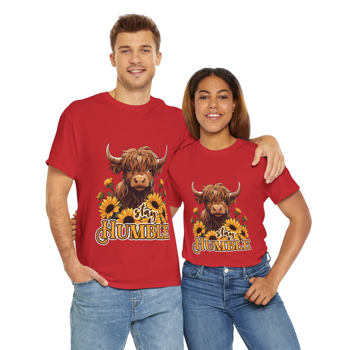 Stay Humble Cow Tee