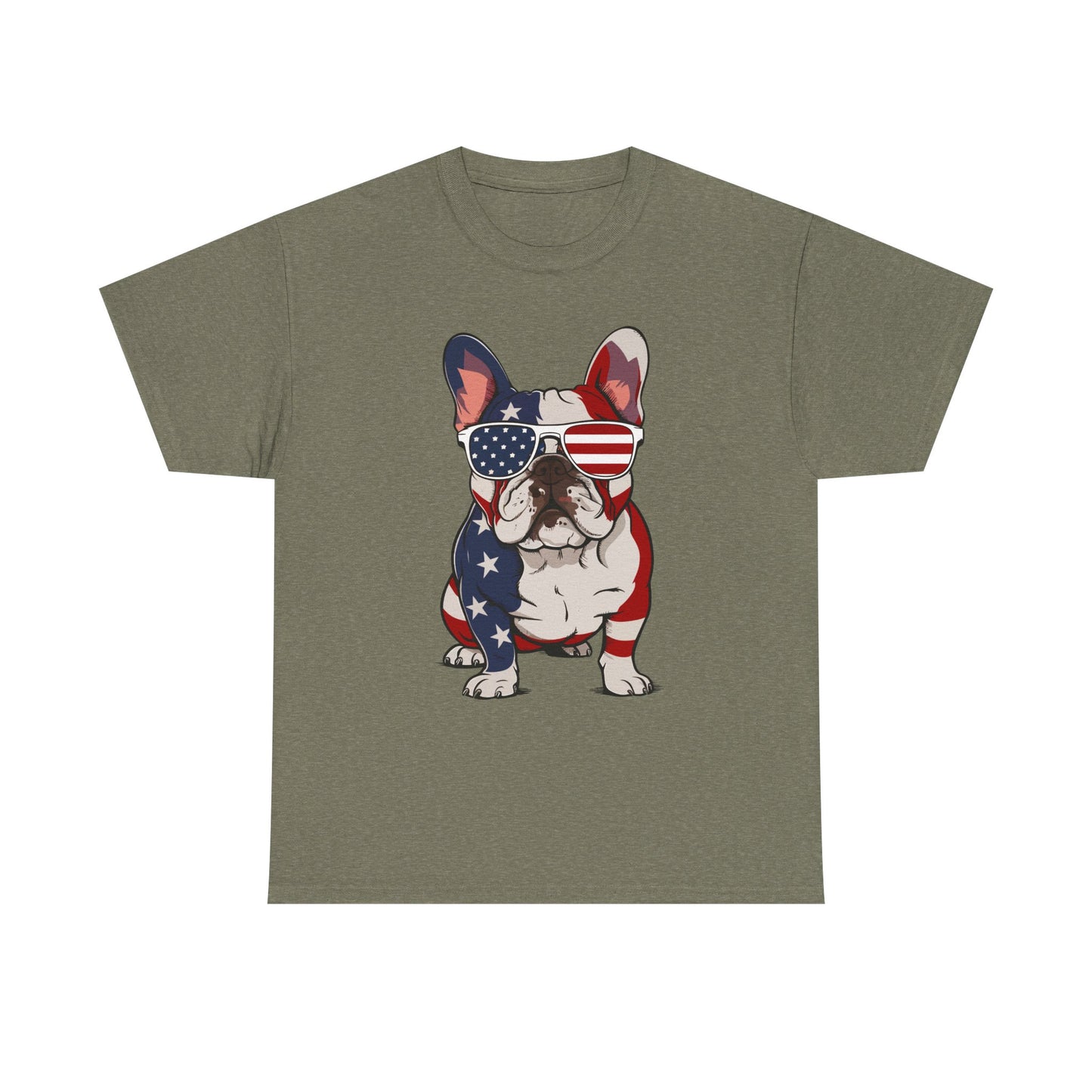 Patriotic French Bulldog Tee