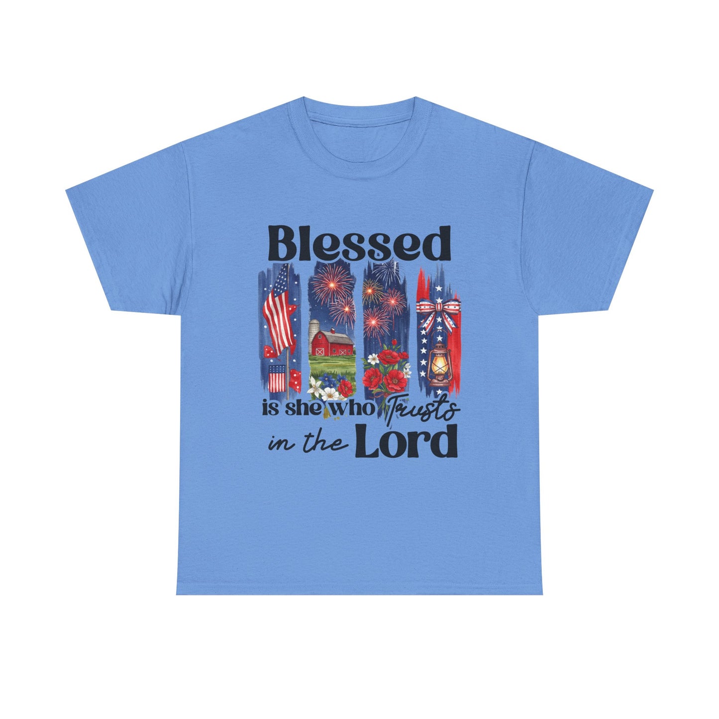 Blessed Faith Fourth of July Tee